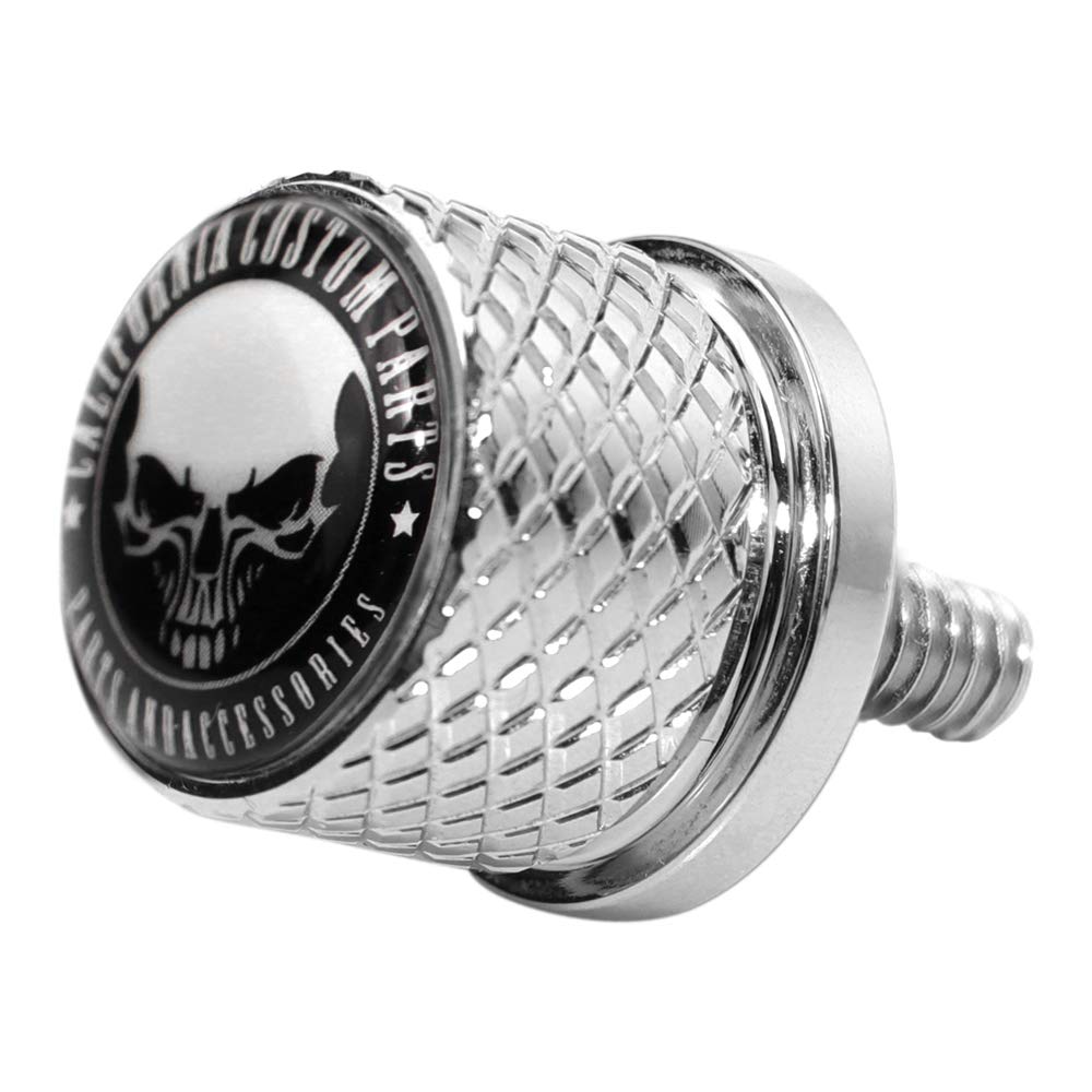 GUAIMI Stainless Knurled Fender Seat Bolt Screw 1/4''-20 Thread Compatible with Harley Sportster Touring Softail Dyna CVO Electr
