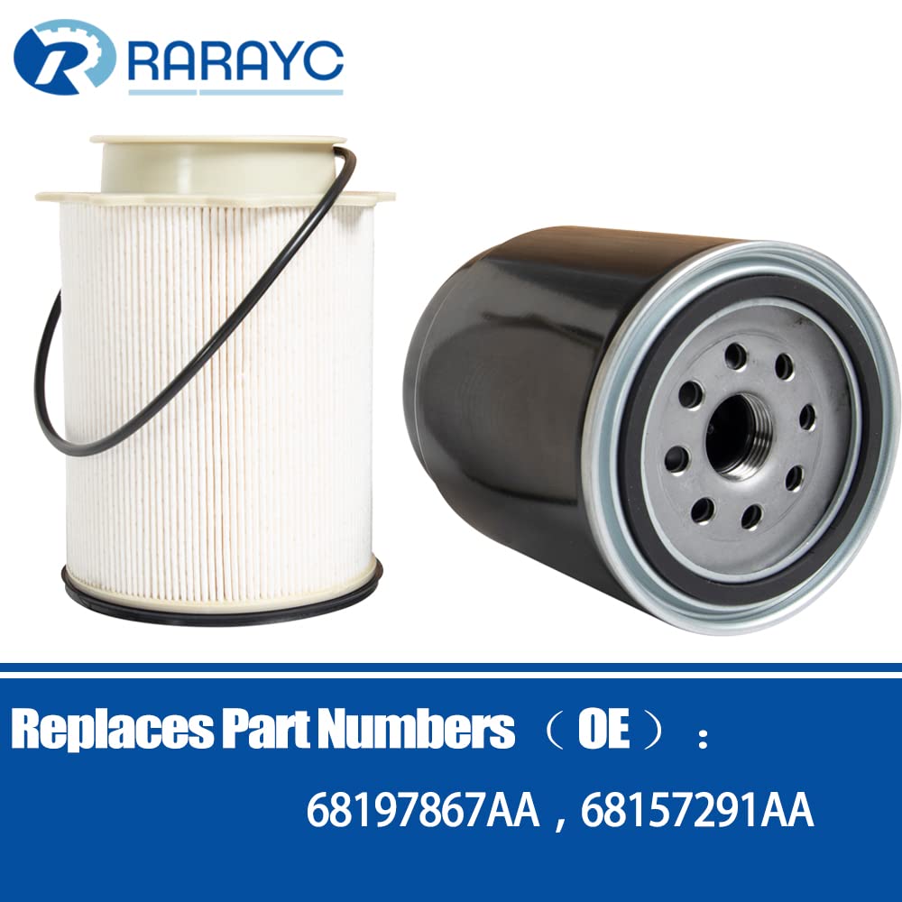 Upgrade 6.7L Cummins Fuel Filter Water Separator Set | Replacement For 2013-2018 Dodge Ram 2500 3500 4500 5500 6.7L | Replaces#