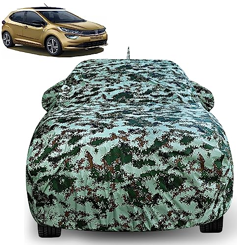 Auto Hub Waterproof Car Cover Compatible With Tata Altroz With Mirror & Antenna Pocket, Soft Cotton Lining, Waterproof Altroz Ca