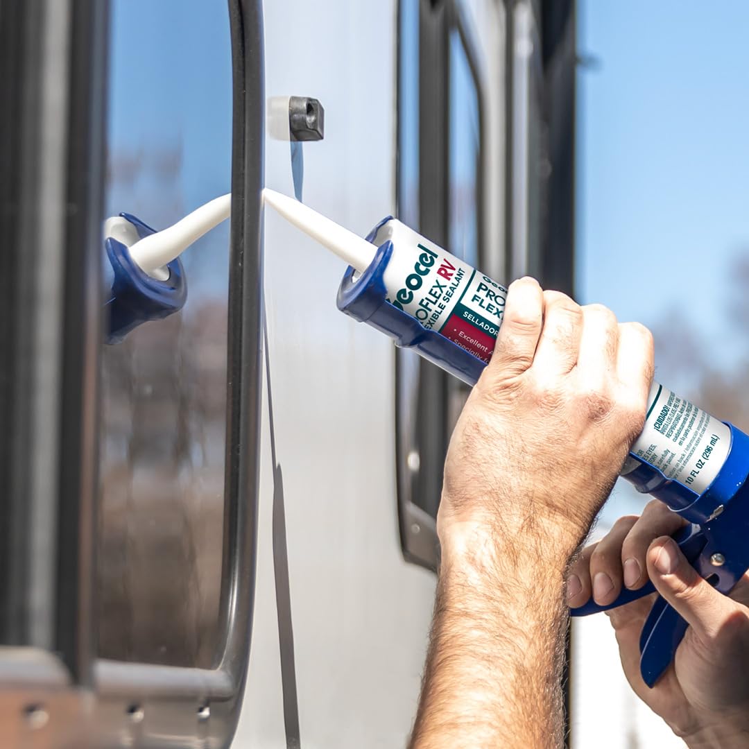 Geocel Gc28100 Pro Flex Rv Flexible Sealant - 10 Oz., Clear