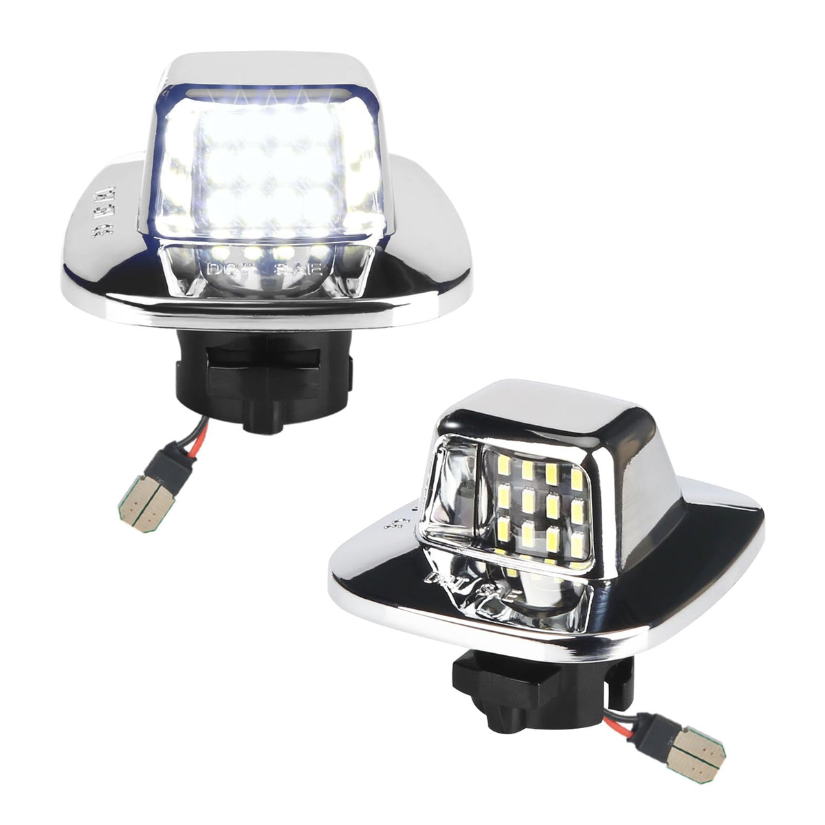 Mbuydiy Led License Plate Light Lamp Assembly Compatible With 1988-1999 Chevy C1500 K1500 Silverado Sierra Pickup Tahoe Yukon Bl