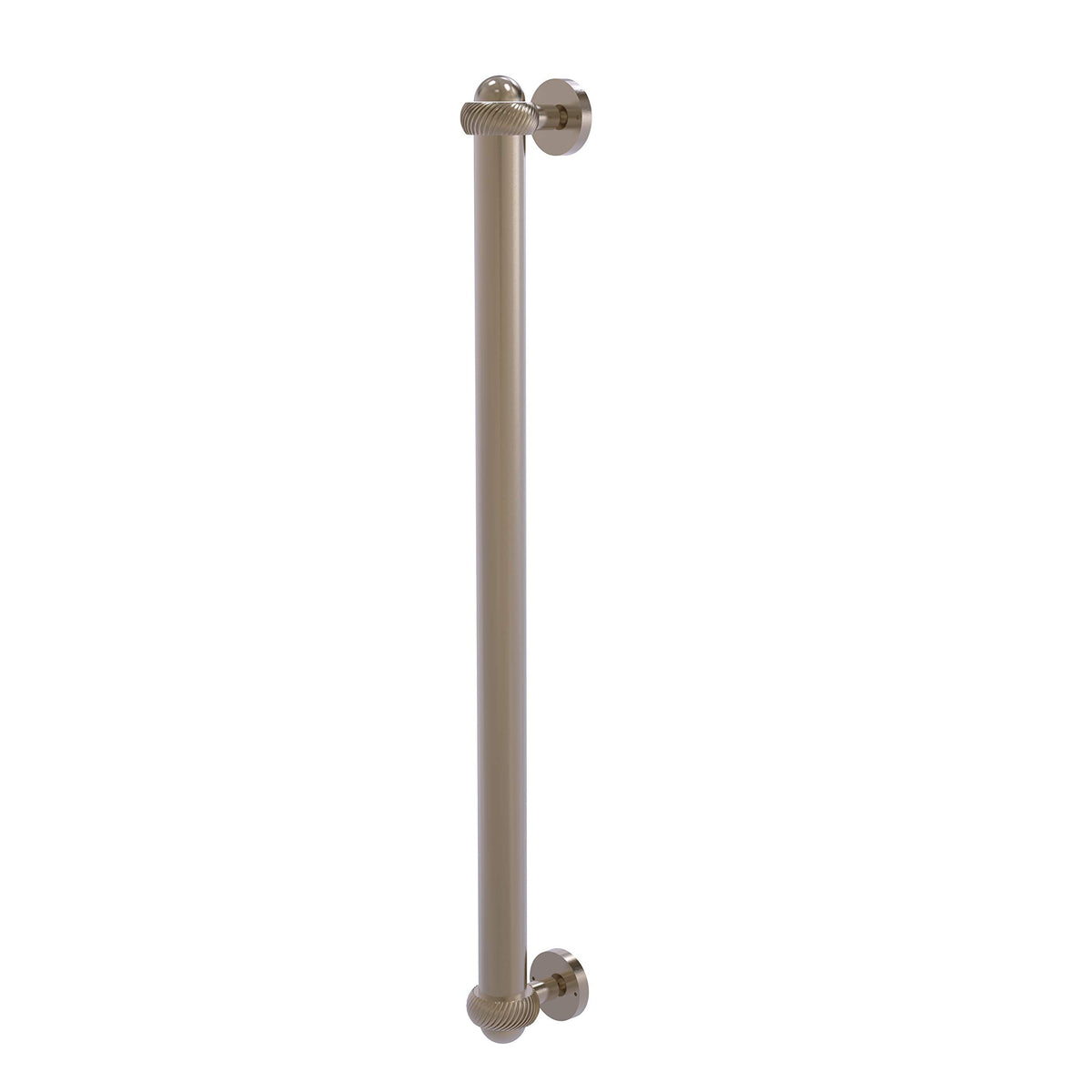 Allied Brass 402AT-RP 18 Inch Refrigerator Twisted Accents Appliance Pull, Antique Pewter