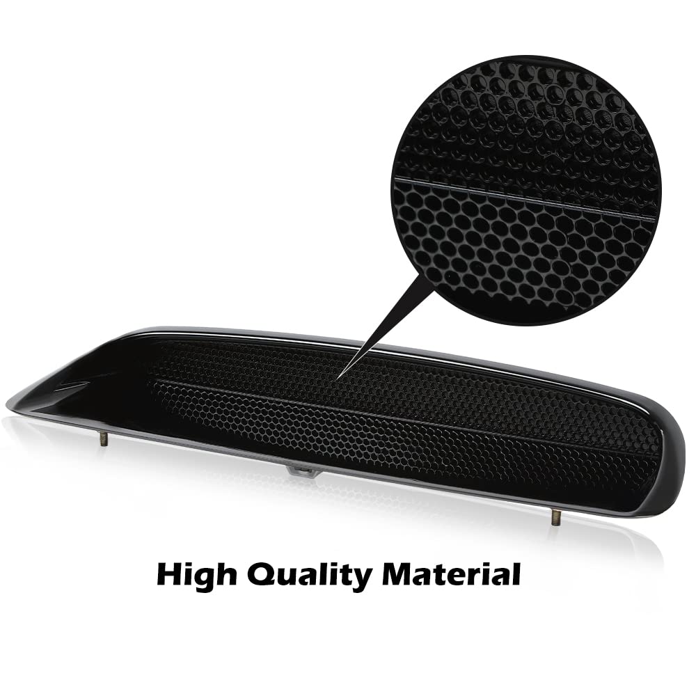 PIT66 Hood Scoop Bulge Kit Compatible with Toyota Tacoma 2005-2011, 76181-35050-A1 Black