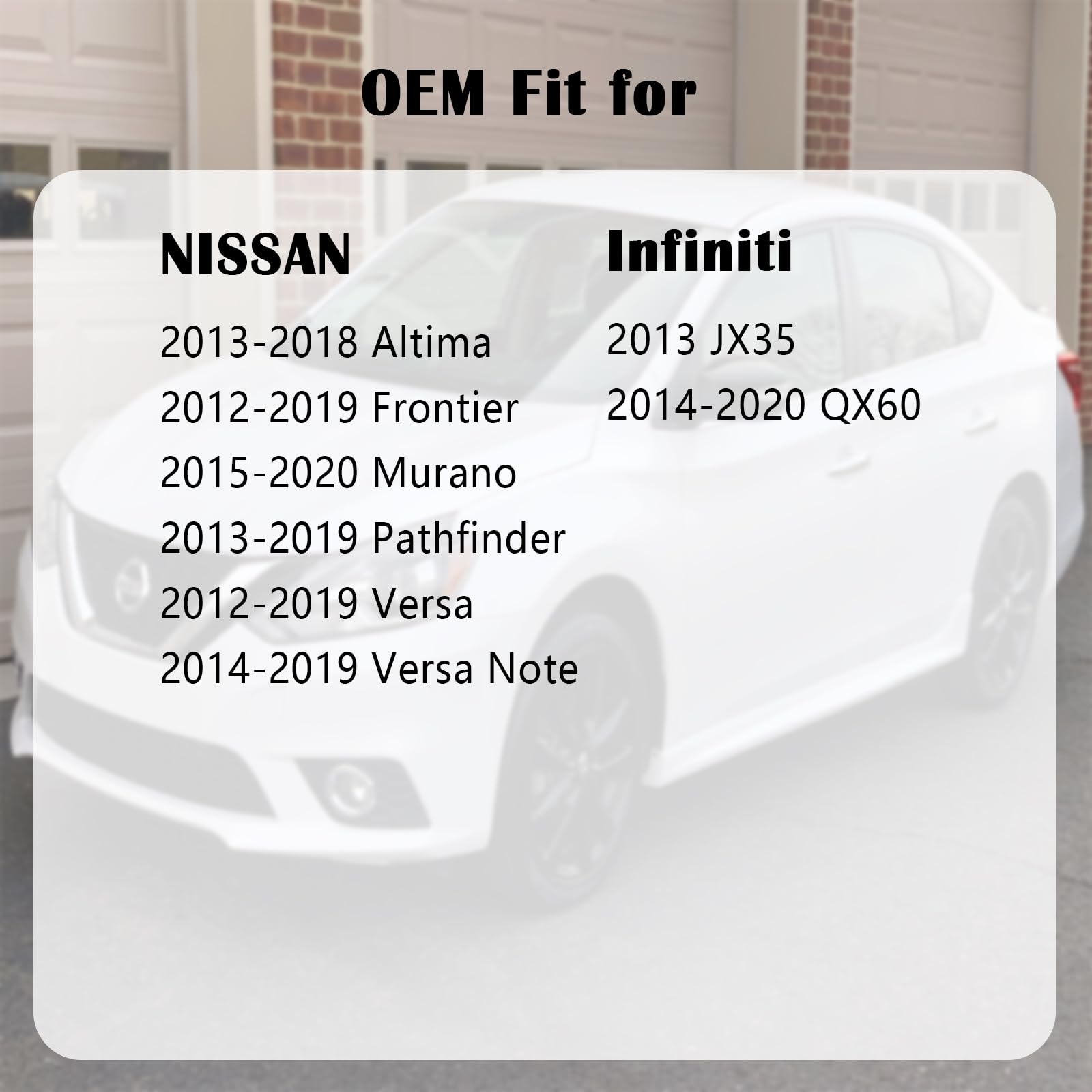 Gas Cap Fuel Cap For Nissan Infiniti, 2013-2018 Altima, 2015-2020 Murano, 2012-2019 Versa, 2014-2019 Versa Note, 2012-2019 Front