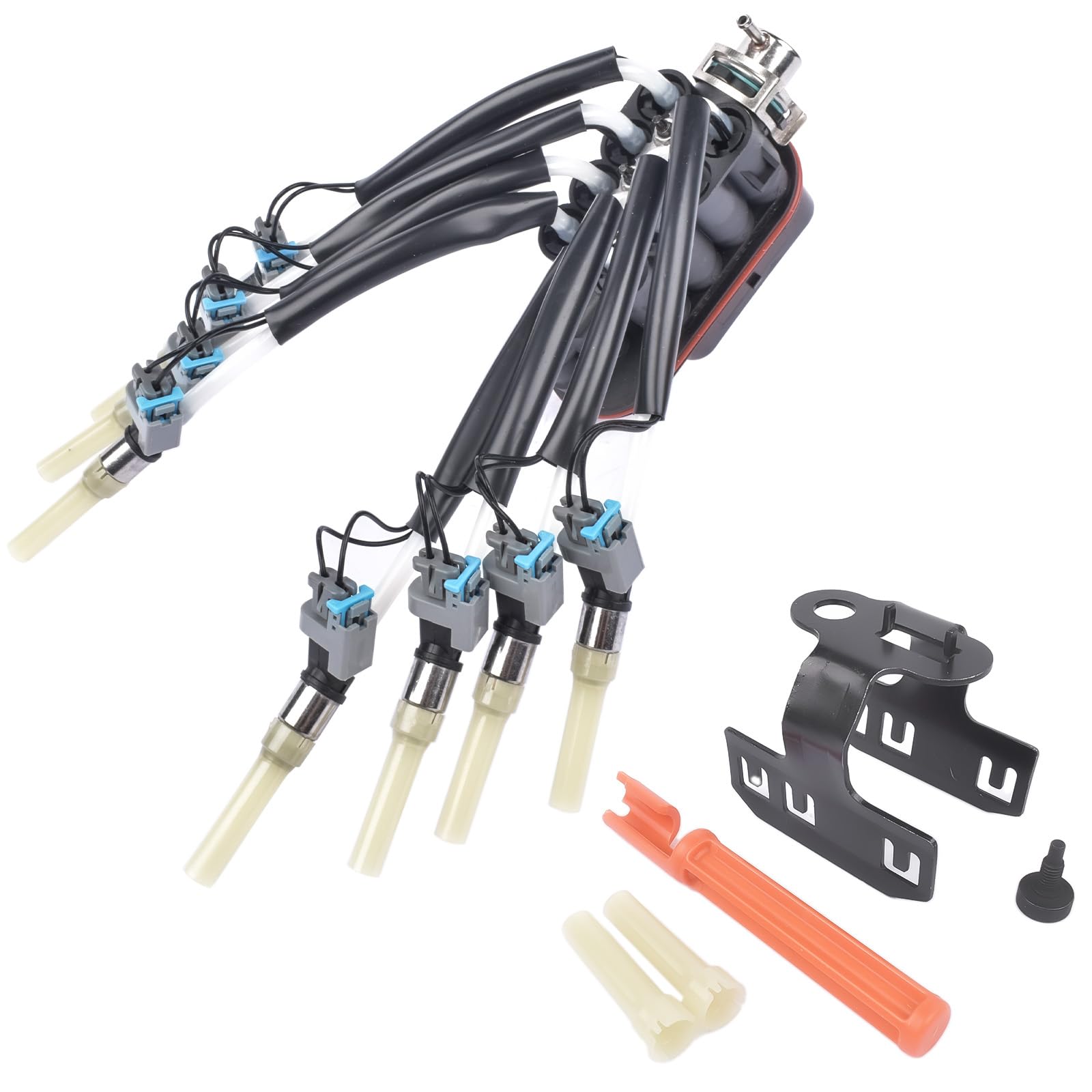 TEKKOAUTO FJ504 Spider Fuel Injector Kit Compatible with GMC Chevy Express 5.0L Pickup Cadillac Escalade 5.7l V8 25340347 171141