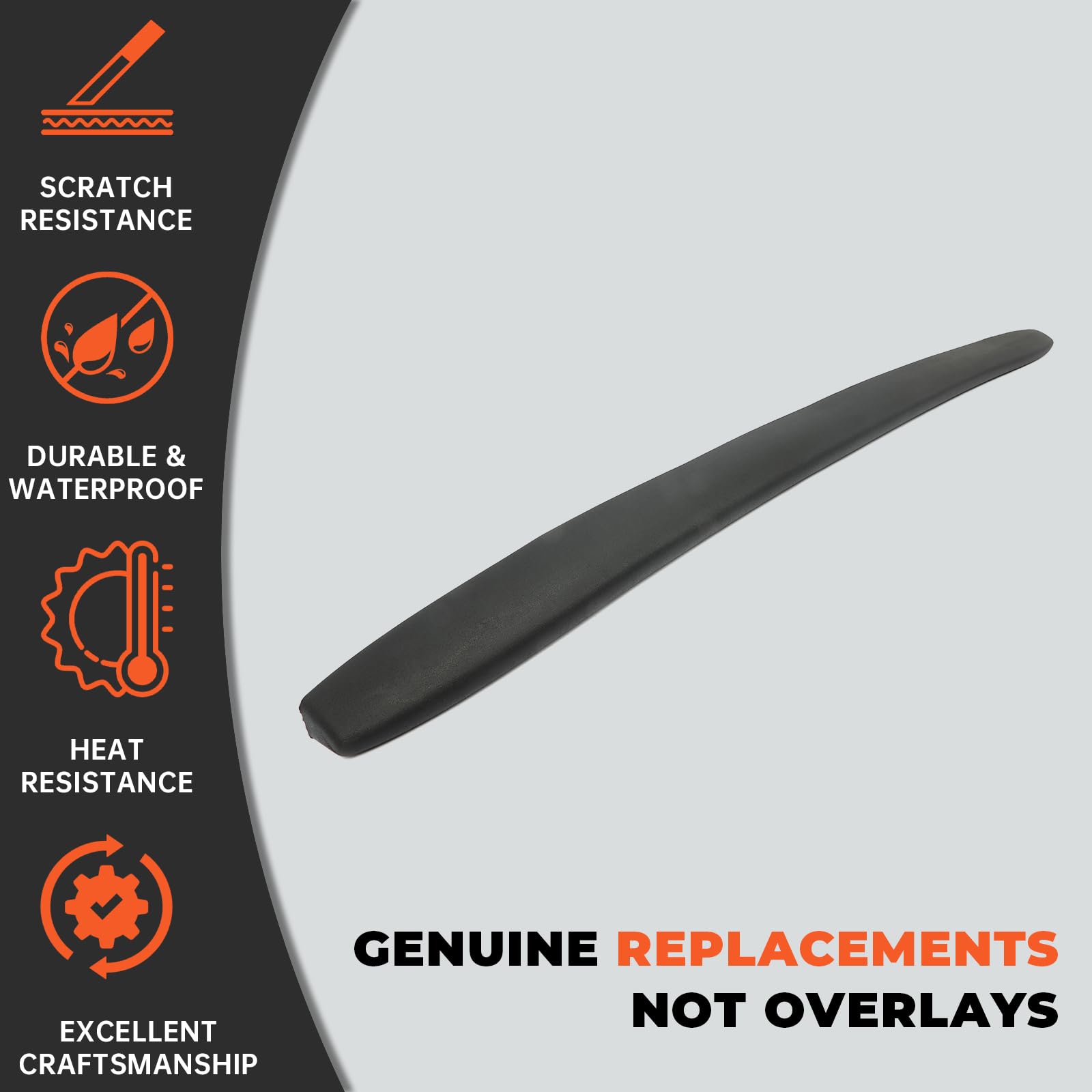 Kojem Dash Pad Dashboard Replacement Compatible With 1967-1972 Chevy Chevrolet Blazer Gmc C10 Truck Black