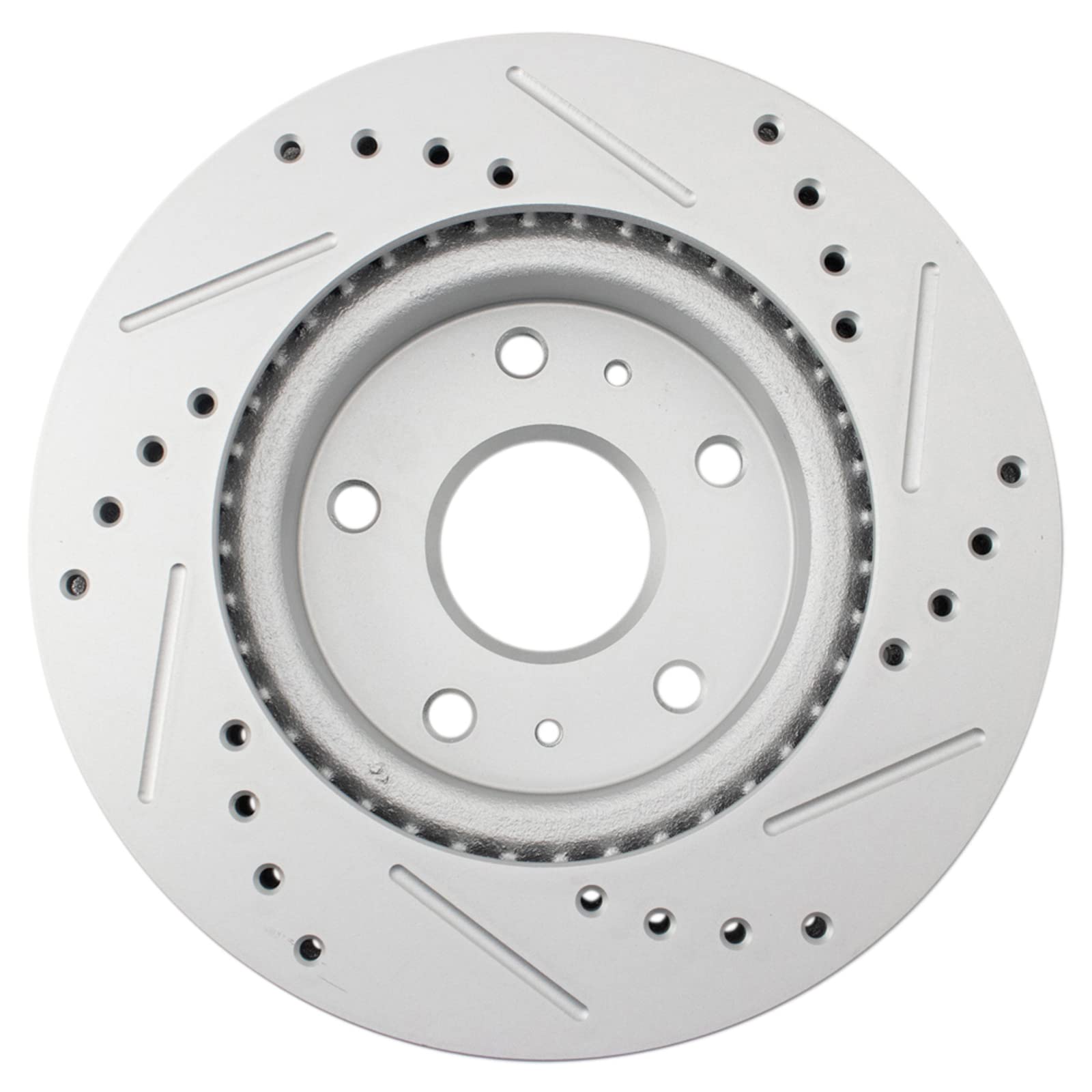 Trq Front Performance Brake Rotors Set Premium G-Coated Compatible With 2007-2013 Suzuki Sx4