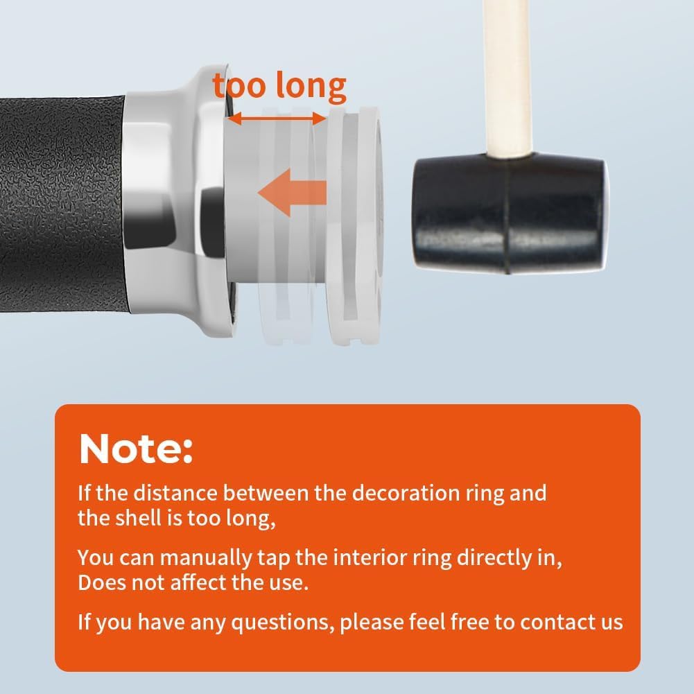 Foruly Grip Throttle Tube Replace For Honda Oem:53145-Mm8-000, 25Mm Right Grip Dual Throttle Tube & Left Handlebar Grip Suitable For Honda Vt Xvs Shadow 400/750/1100 Magna Sabre