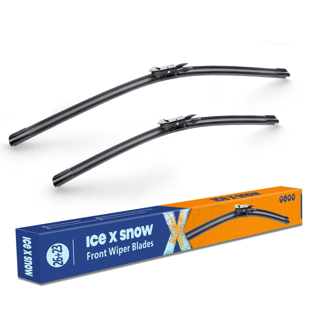 26''+23'' Wiper Blades Replacement For Toyota Tundra 2007-2020,Sequoia 2008-2020 Quiet And Durable Stable All-Season Windshield 