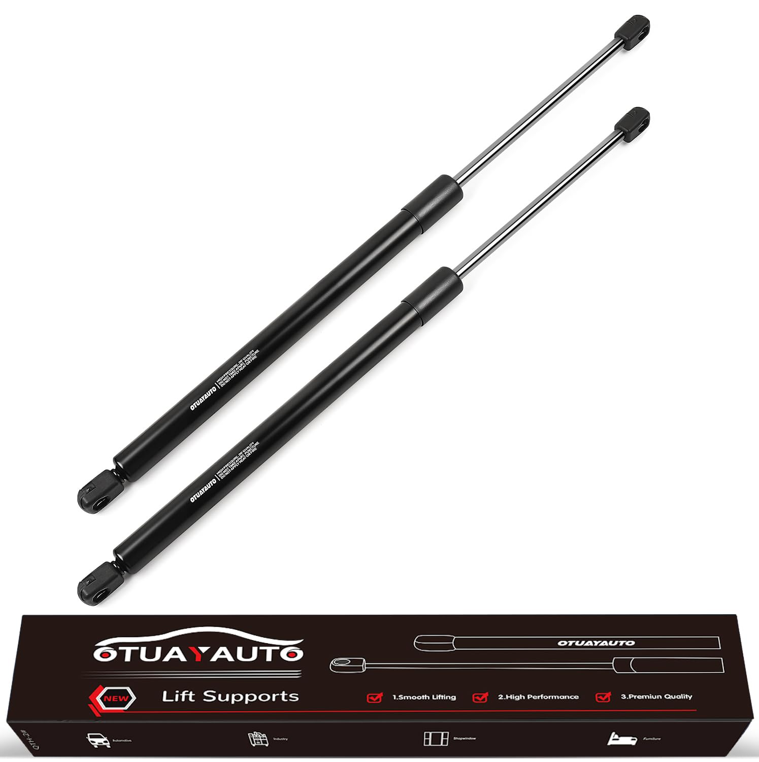 Otuayauto Rear Hatch Liftgate Struts Lift Supports, Sg226029 Gas Spring Prop Rods Tailgate Struts Shocks Replacement For 2009-20