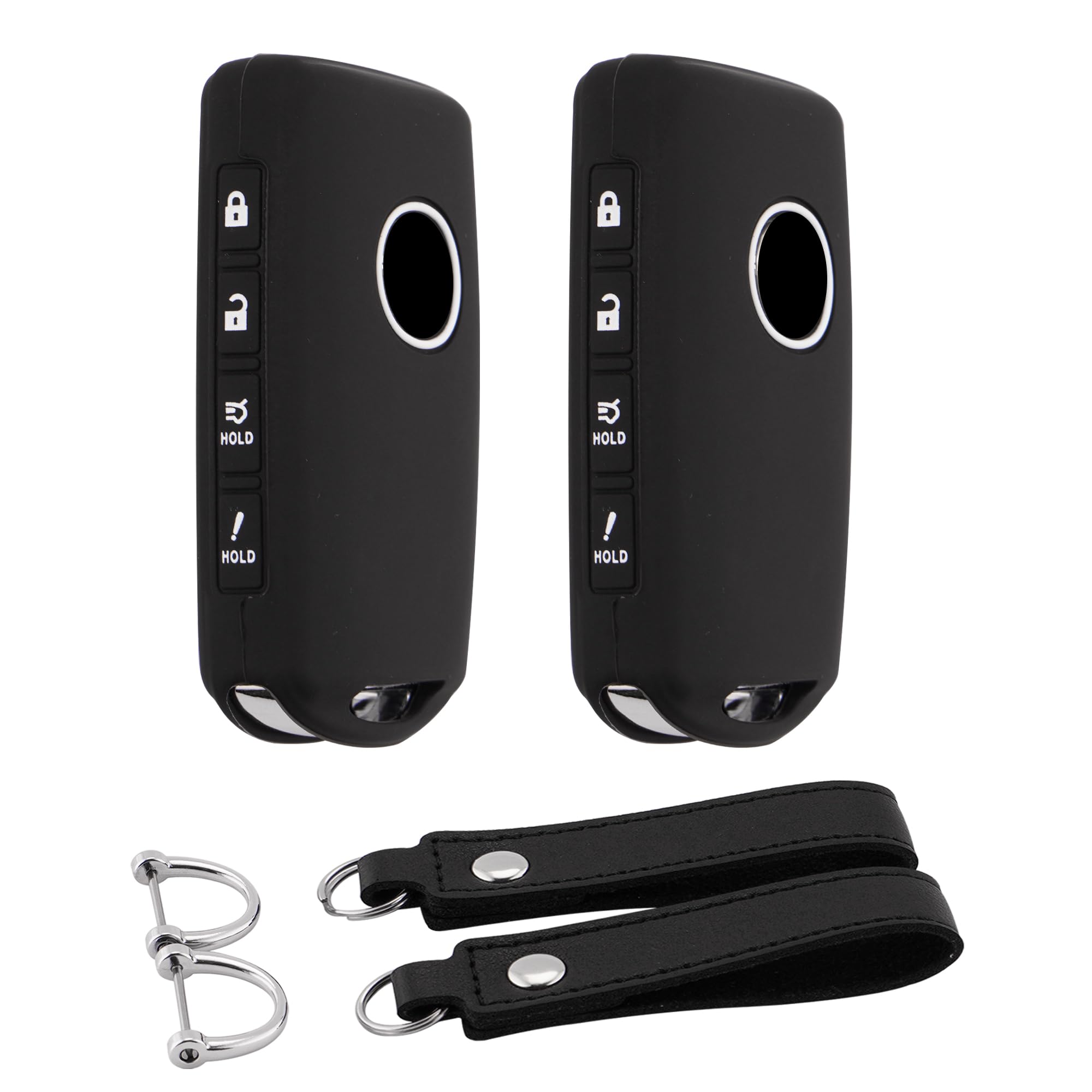 Koaudb Silicone Key Fob Cover Compatible With 2025 2024-2019 Mazda 4 Buttons, For Mazda Cx-5 Cx-30 Cx-50 Cx70 Cx90 3 6 Cx-9 Rubb