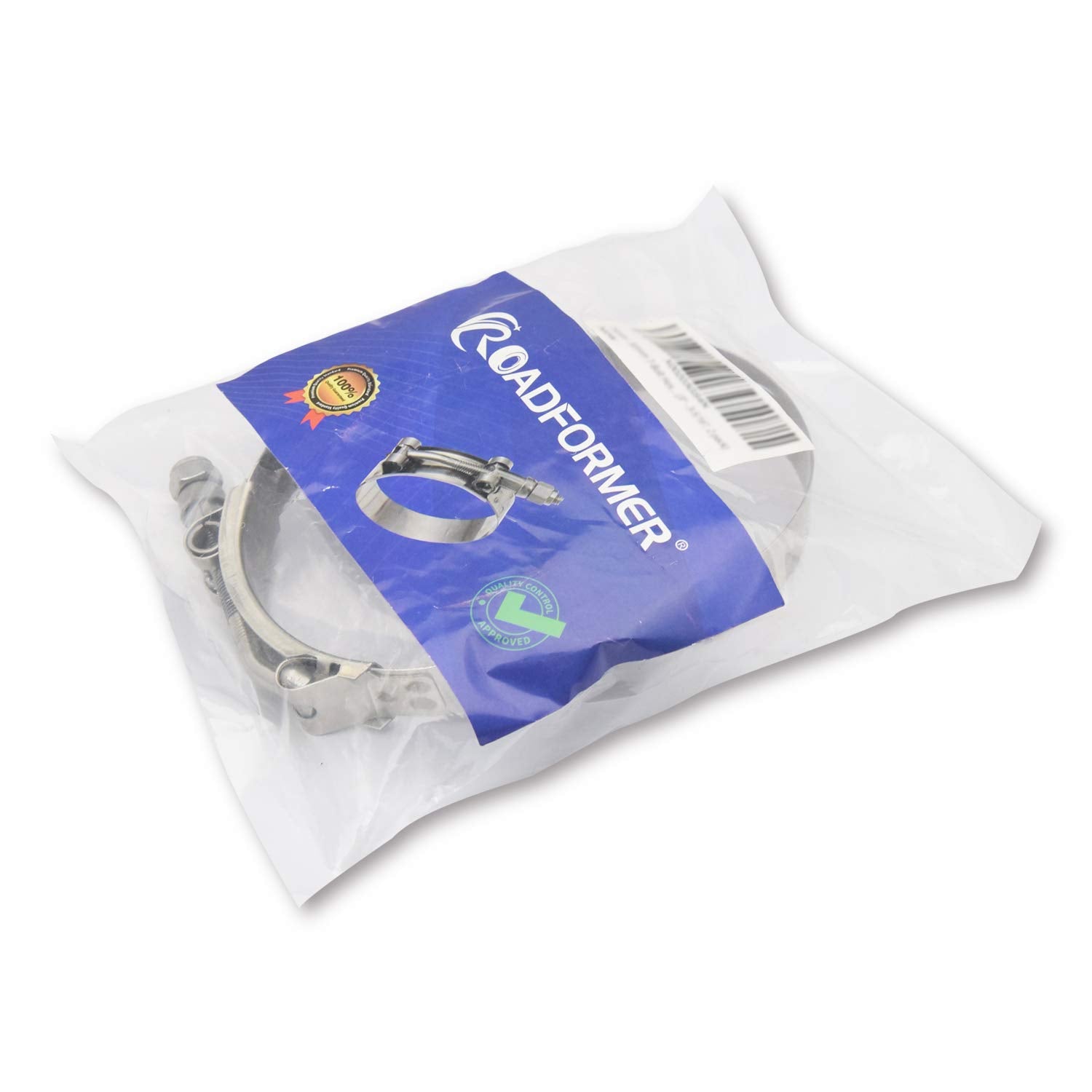 Roadformer 3.5'' T-Bolt Hose Clamp - Clamp Range 95Mm - 103Mm For 3.5'' Hose Id, Stainless Steel Bolt, Stainless Steel Band Floa