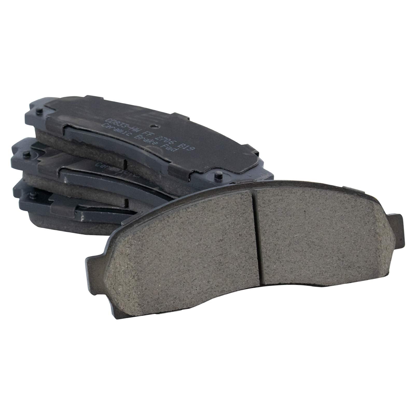 Trq Front Brake Pad & Rotor Kit Brake Pads Brake Rotor Ceramic Compatible With 2003 Ford Ranger