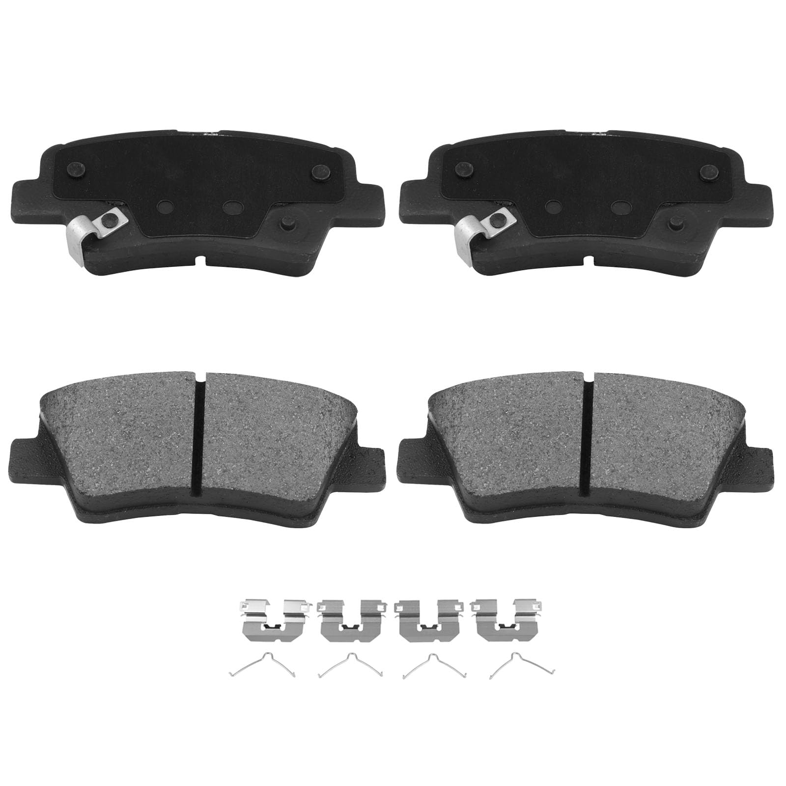 Automuto 4Pcs Rear Ceramic Disc Brake Pads Set D1848 For Hyundai Tucson 2016-2021,For Kia For Sportage 2017-2021