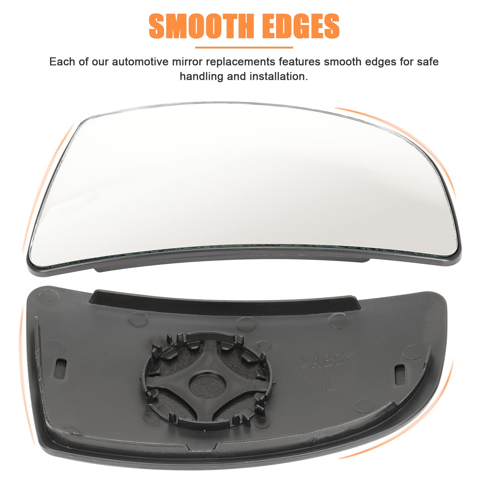 Lhcdqskcw Compatible With Ford Transit T150 T250 T350 2015 2016 2017-Up Driver Left Side And Passenger Right Side Mirror Glass,