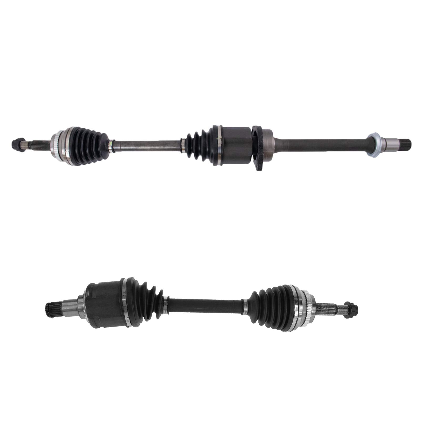 Trq Front Cv Axle Shaft Assembly Set Compatible With 2005-2010 Scion Tc 2001-2003 Toyota Rav4