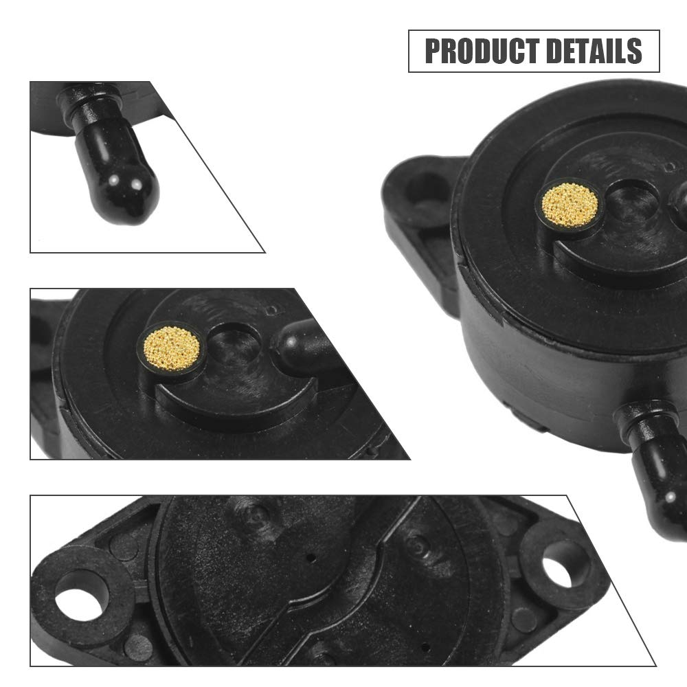 Fuel Pump 2439304S 2439316S 808656 49040-7001 Compatible With Kawasaki 15Hp-25Hp Engine Kohler 17Hp-25Hp Engine Briggs Stratton