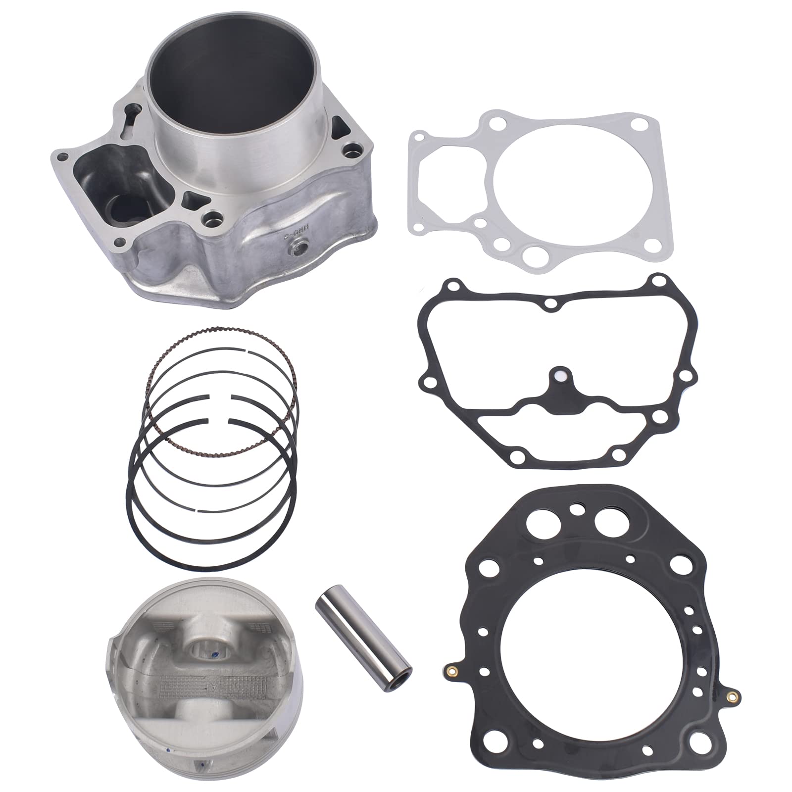 Lamerto Cylinder Piston Gasket Top End Rebuild Kit Replacement For Honda Trx500 Foreman Rubicon 500 2012-2019, Pioneer 500 2015-2021 92Mm 475Cc # 12100-Hr0-F00 12191-Hr0-F01 3101-Hr0-F00