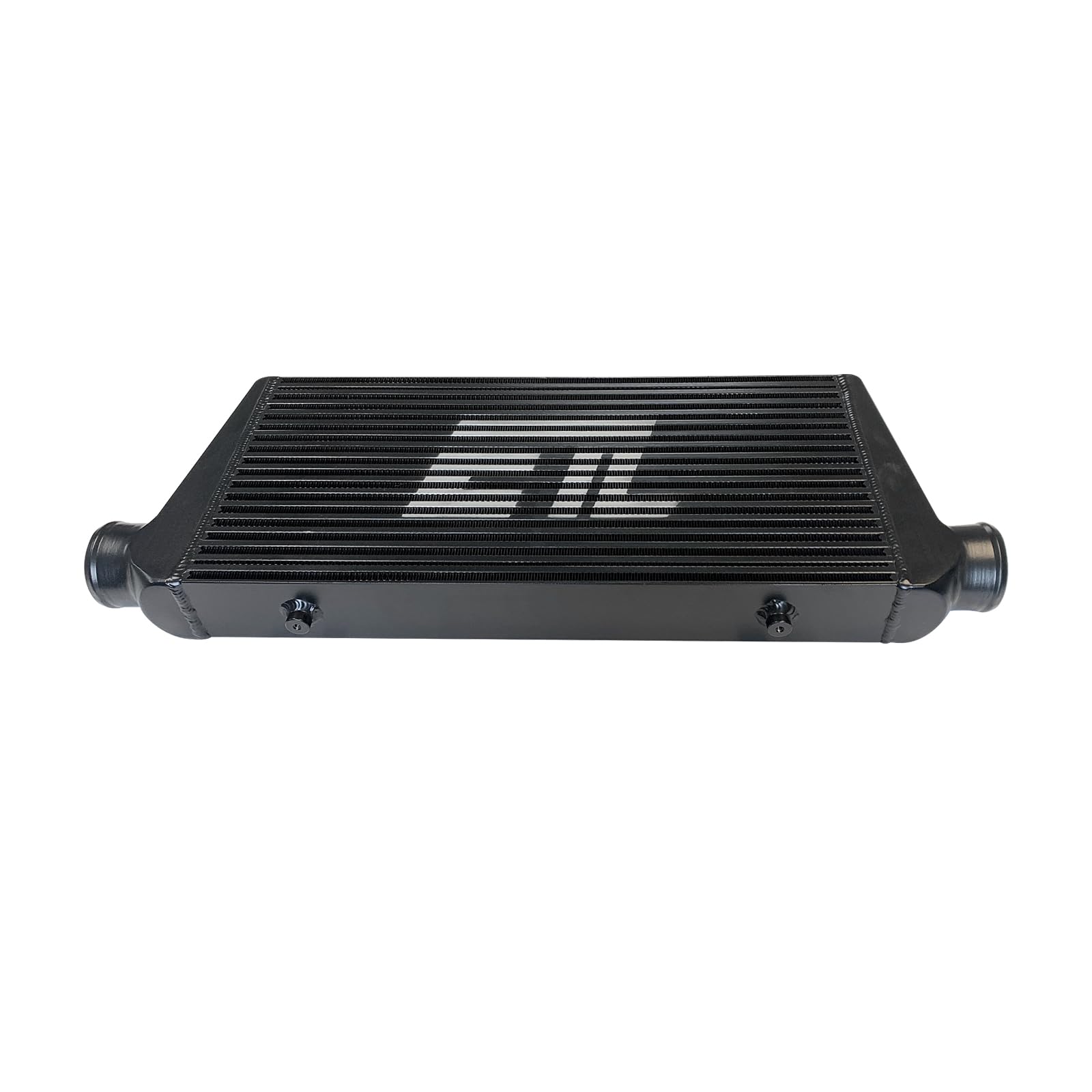 3 Inch Inlet/Outlet Diameter Universal Intercooler For Turbo Or Supercharger 31.00'W X 11.70'H X 3.00'T Black Color