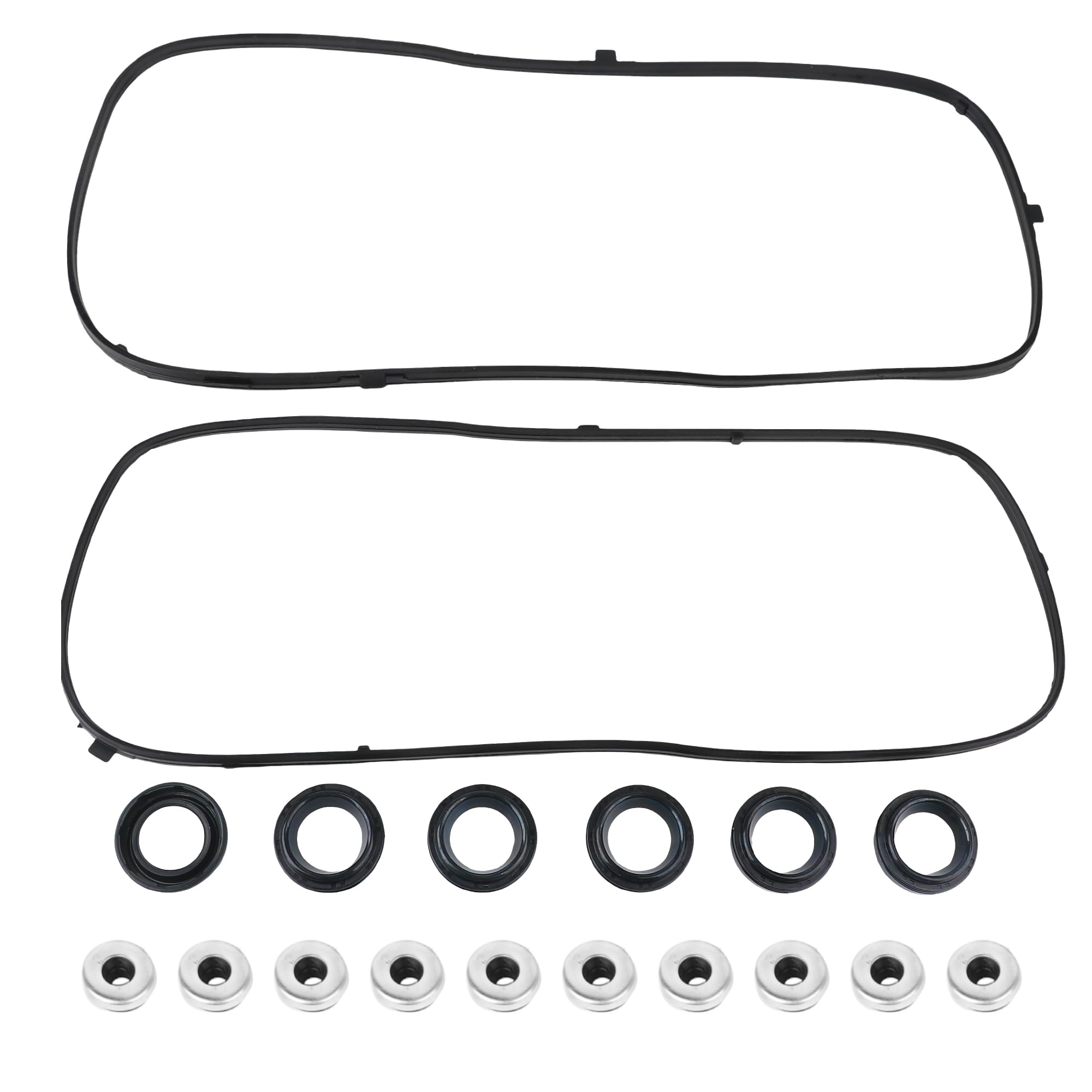 RICHWEI VS50607R Engine Valve Cover Gasket Set for Honda Accord, Pilot, Ridgeline & Acura MDX RLTL, 2003-2010, 3.0