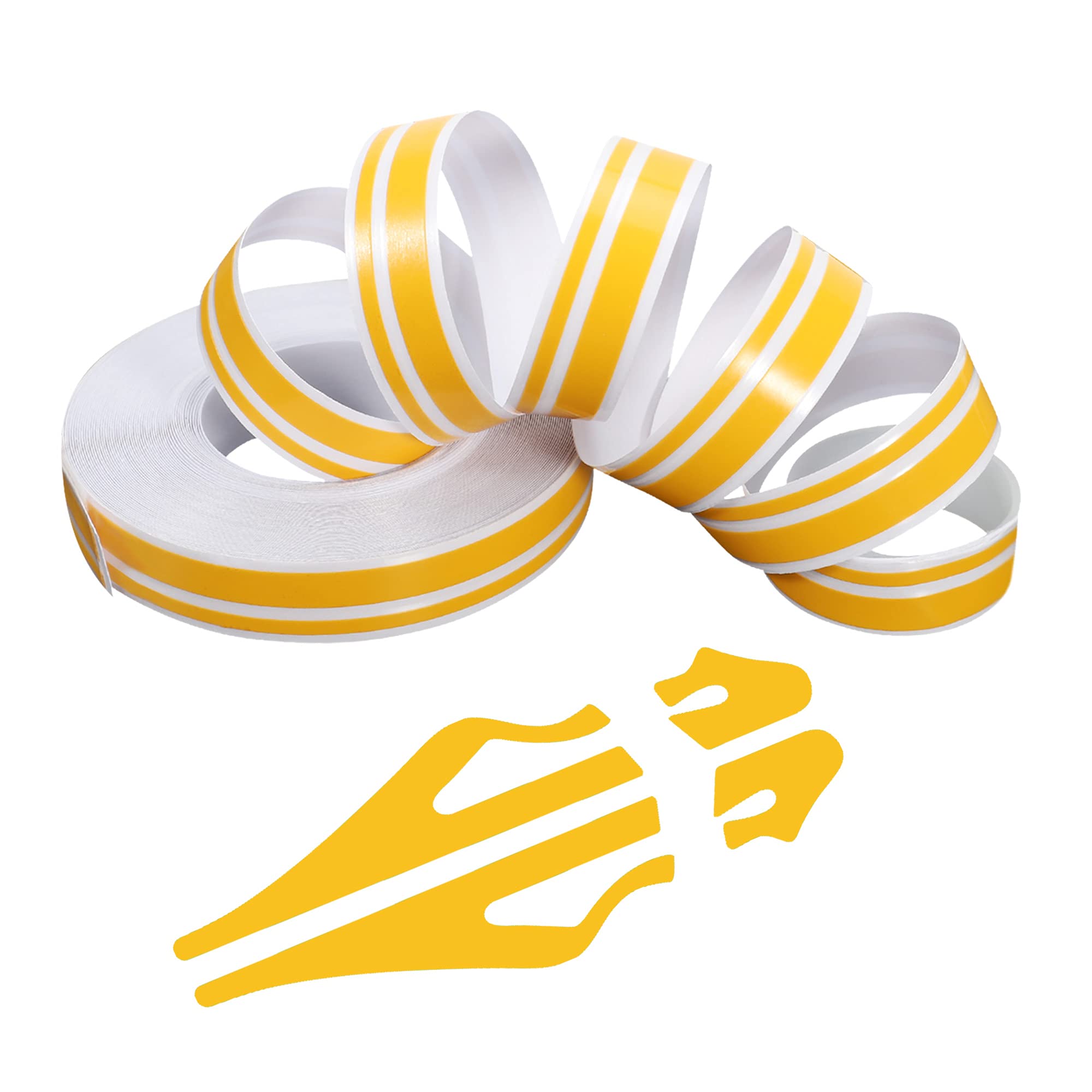 Tomall 32Ft (9.8M) Stripe Stickers For Car Hood Body Side Auto Racing Sport Pinstripe Tape Stripe Decals For Car Bumper Skirt Ro