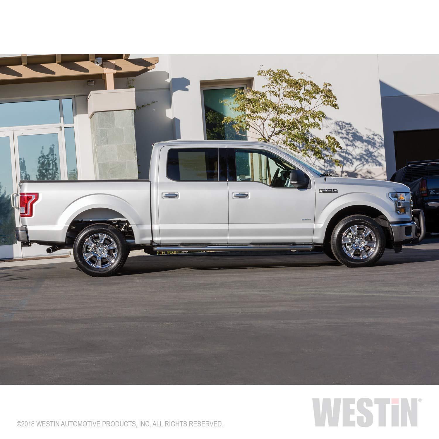 Westin 22-5040 Premier Oval 4 Nerf Bars 91 Inches Polished Pair