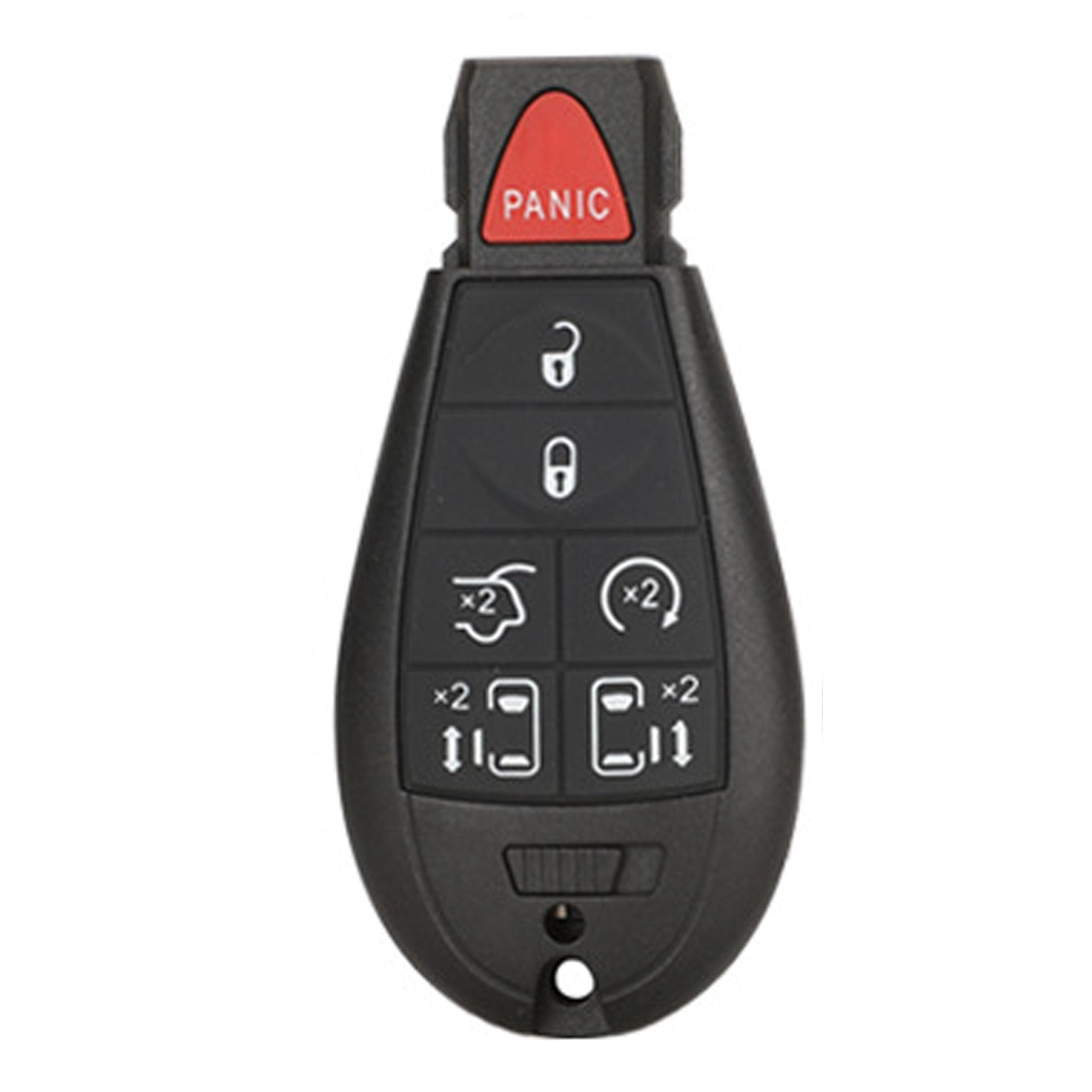 Wkedqaf Replacement For Keyless Entry Remote Key Fob Shell Case Fit For 2008-2015 Chrysler Town And Country 2008-2014 Dodge Gran