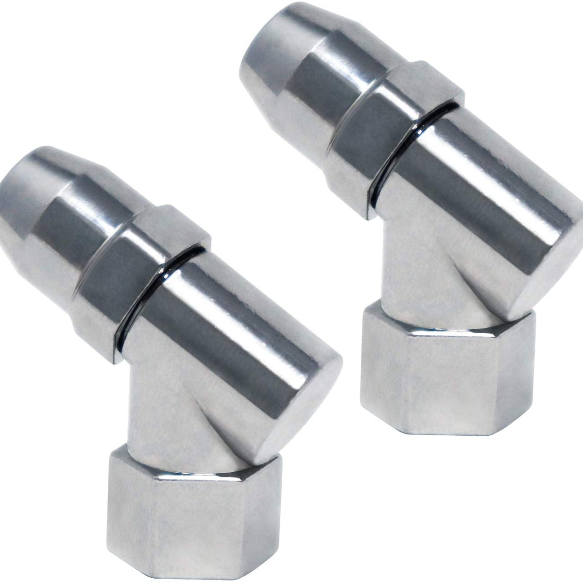 Jaco Advanced Angled Tire Air Chuck - 1/4' Npt (2 Pack) (Closed Flow) WBCARB0B21YDM6Q