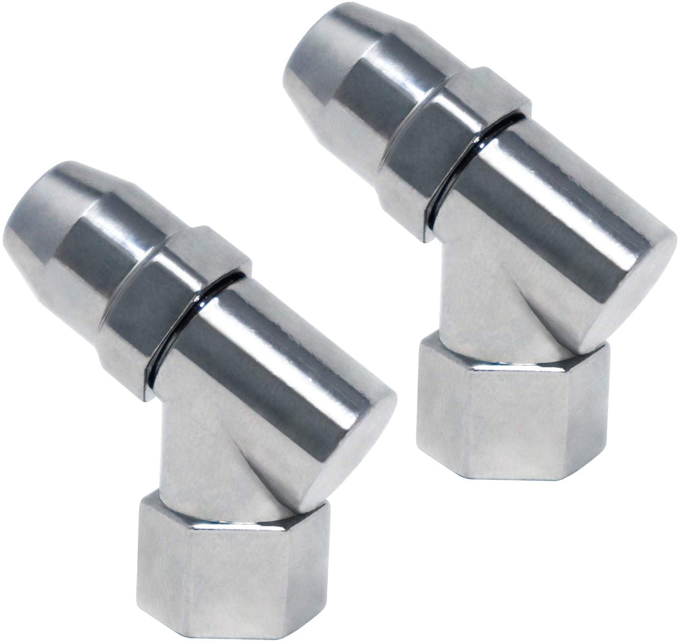 Jaco Advanced Angled Tire Air Chuck - 1/4' Npt (2 Pack) (Closed Flow)