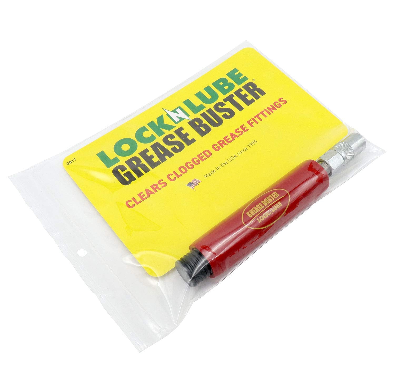 The Original Grease Buster®. Made In The Usa! Cleans And Flushes Out Old Dried Grease From Fittings, Pins, Shafts, Bushings, And Joints. Uses Penetrating Fluid And Hydraulic Pressure.