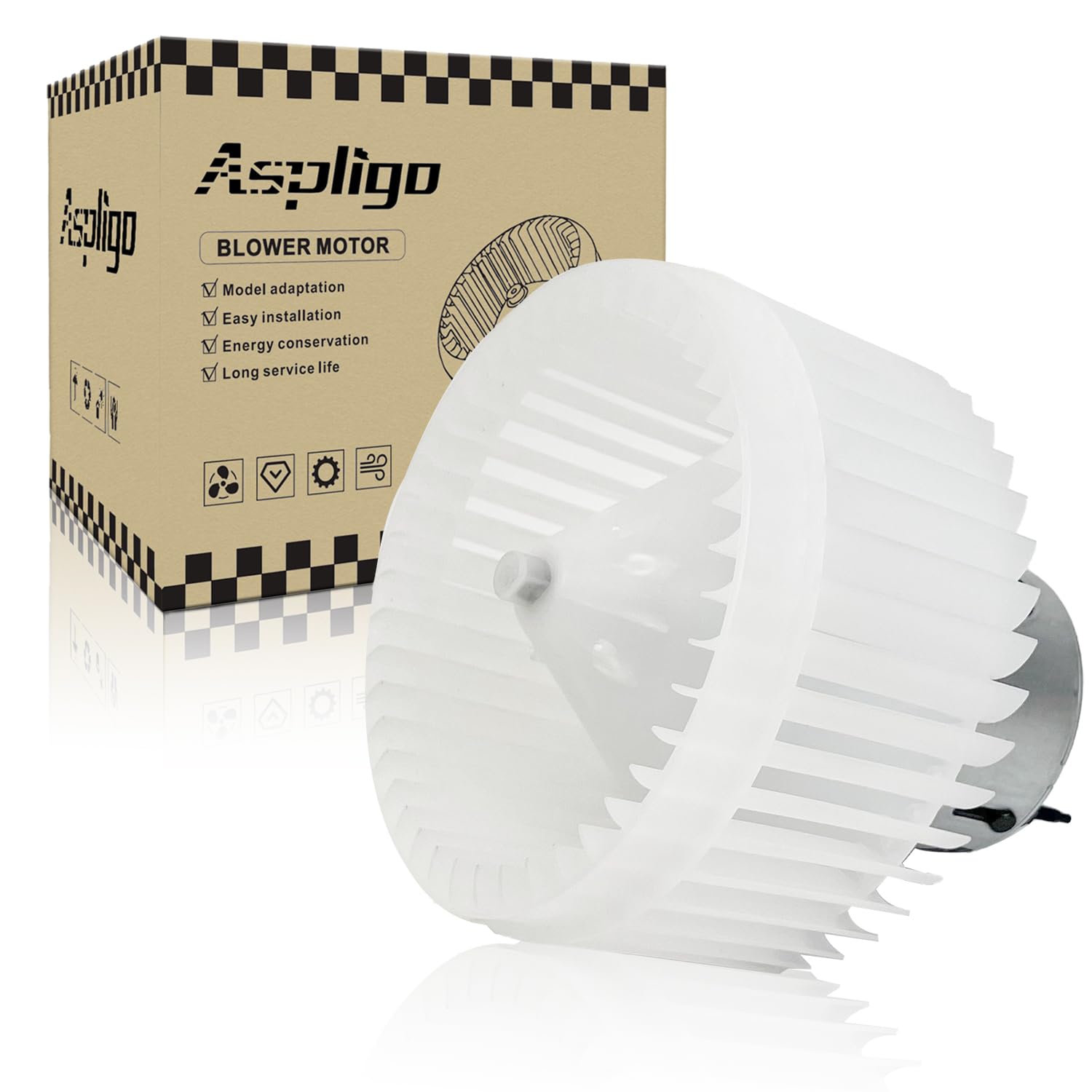 Aspligo 700184 Ac Heater Blower Motor Fan Assembly Fit For Chevrolet Malibu 2008-2012, For Pontiac G6 2005-2010,For Saturn Aura