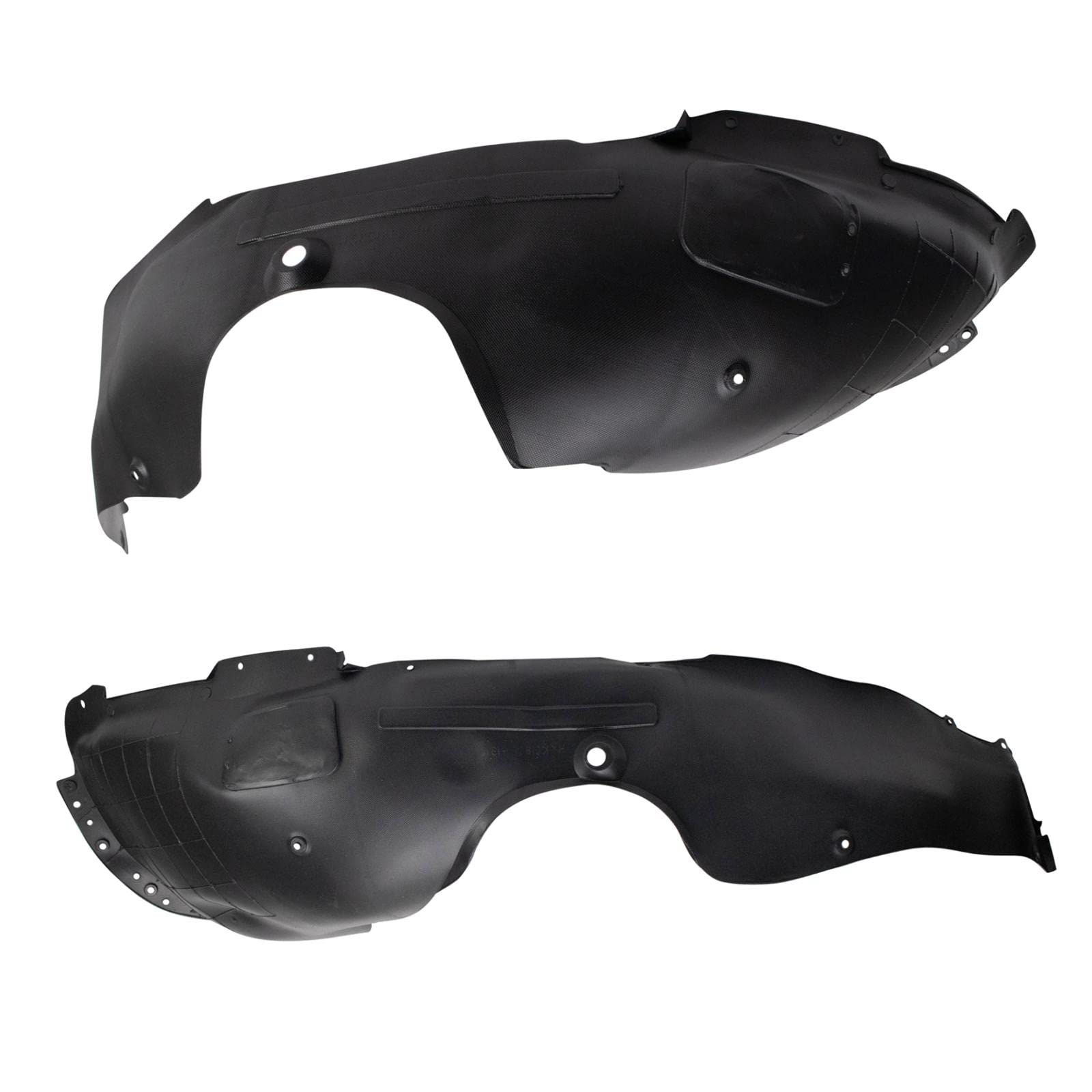 Trq Front Inner Fender Liner Set Compatible With 2018-2021 Hyundai Kona Hy1248176 Hy1249176