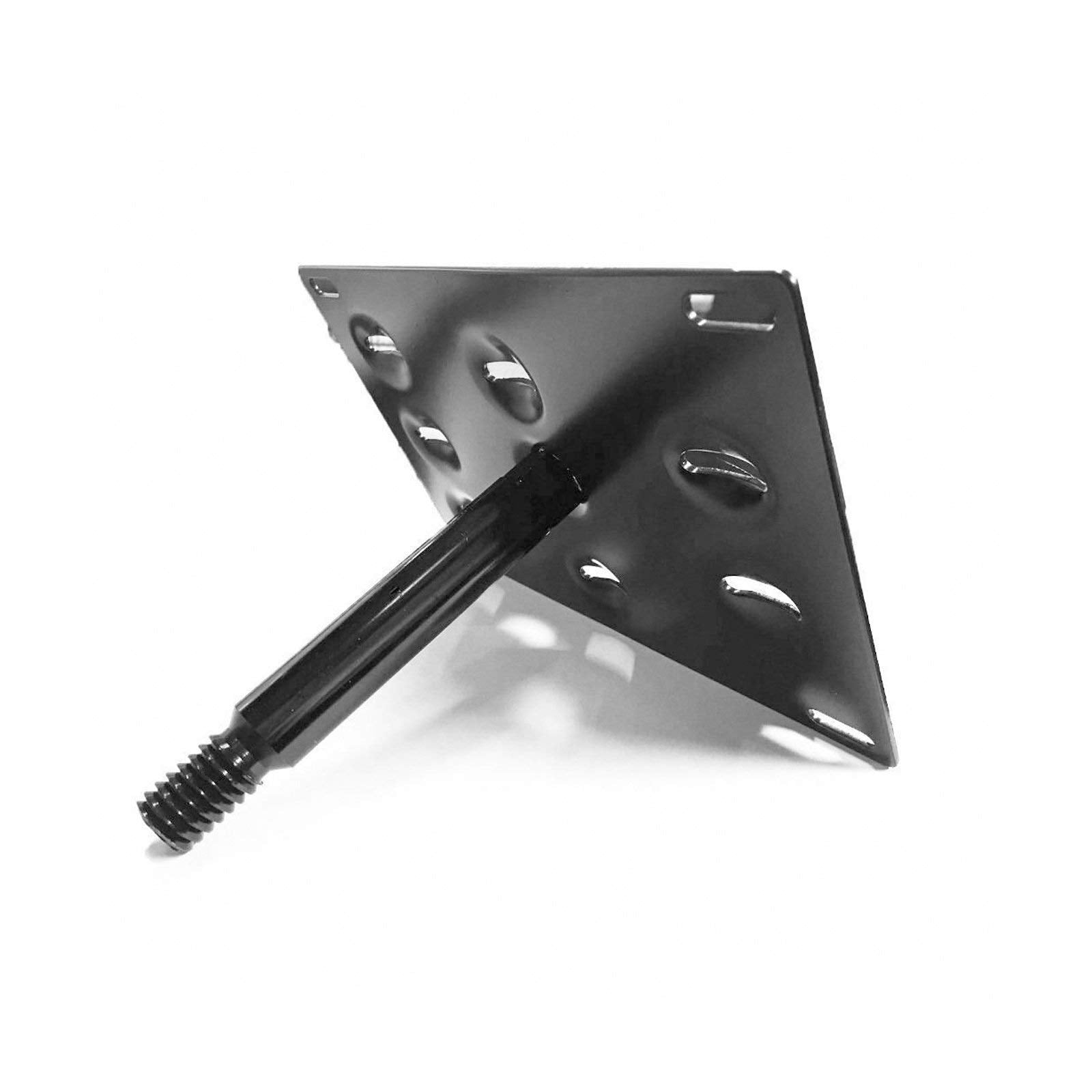 Xotic Tech Tow Hook License Plate Screw On Mount Bracket Compatible With Cadillac Cts Cts-V 2008-2013 (Black)