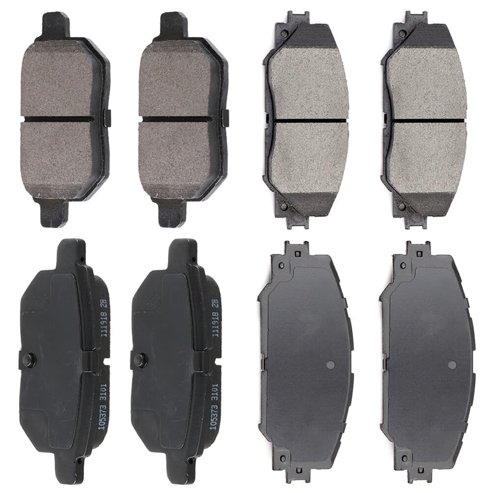 Automuto 8Pcs Front & Rear Disc Brake Pads Set D1423 D1210 For Toyota Corolla 2016