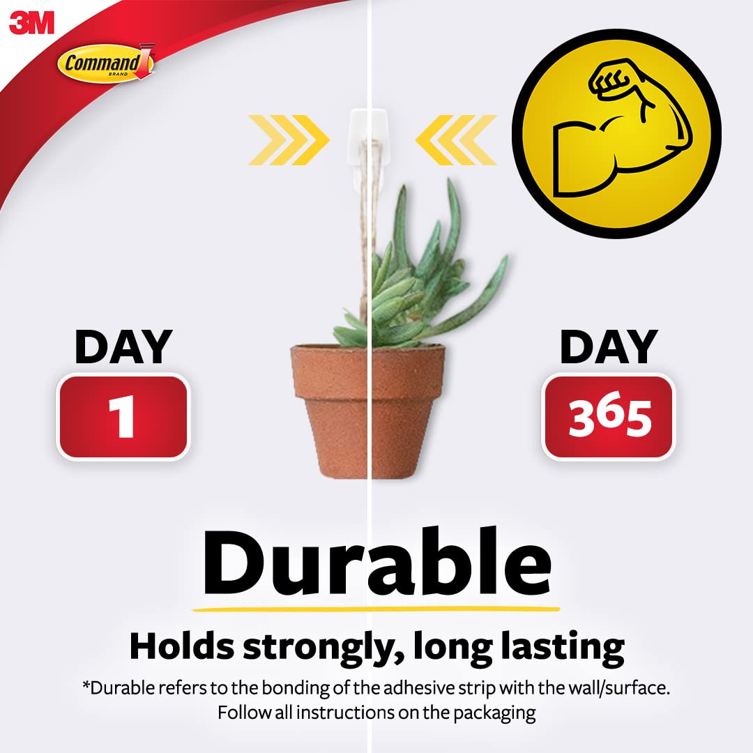 Command 17066 Micro, White, 3-Hooks (17066Es)