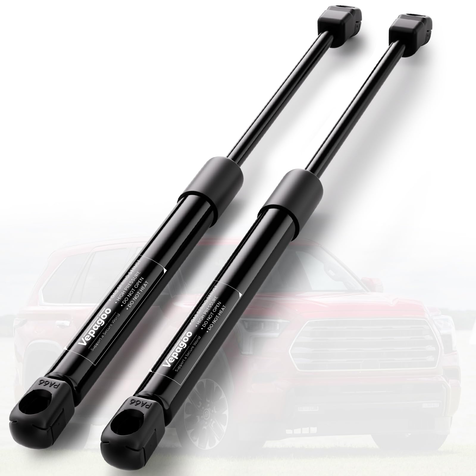 Vepagoo Pm3173 Rear Liftgate Tailgate Back Hatch Gas Struts Compatible With 2008-2023 Toyota Sequoia, Rear Door Lift Supports, T