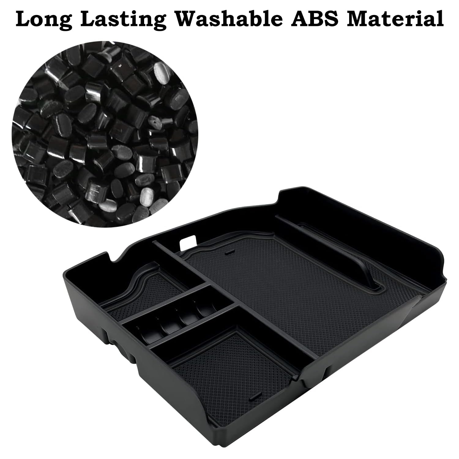 EVTIME Center Console Organizer fit for Dodge RAM 1500 2500 3500 2024 2023 2022 2021 2020 2019 Accessories Interior Storage Box