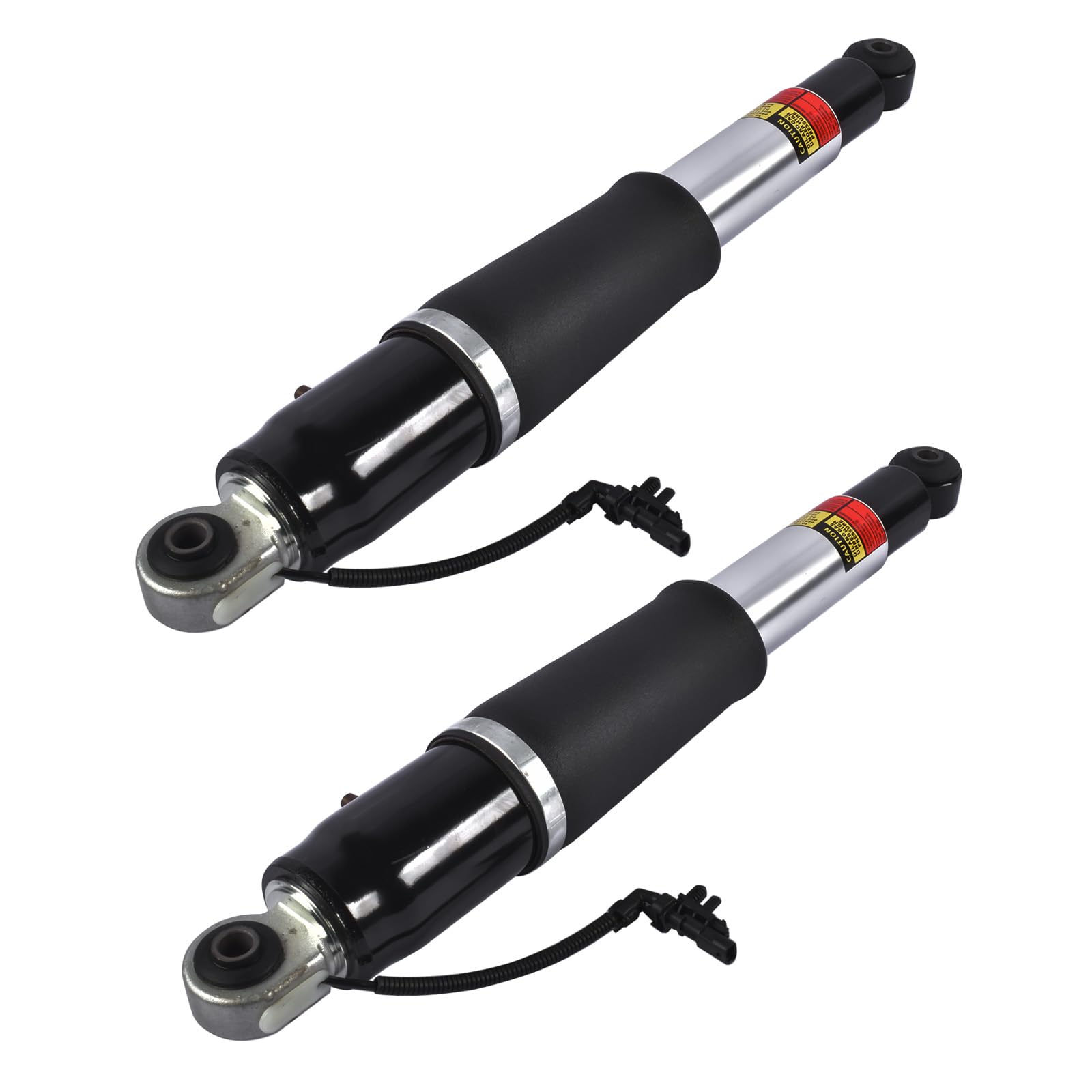 580-1106 84176675 Pair Rear Air Shock Struts Absorbers w/Magnetic Compatible with Cadillac Chevy Suburban 5.3L Tahoe Yukon 6.2L