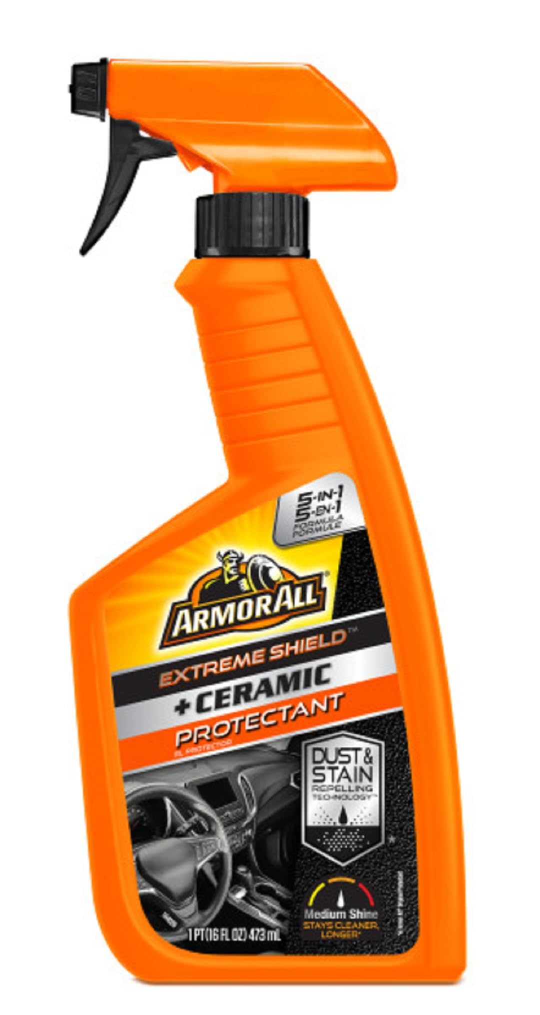 Armor All Extreme Shield Protectant Spray , Interior Car Cleaner with UV Protection Against Cracking and Fading, 16 Fl Oz