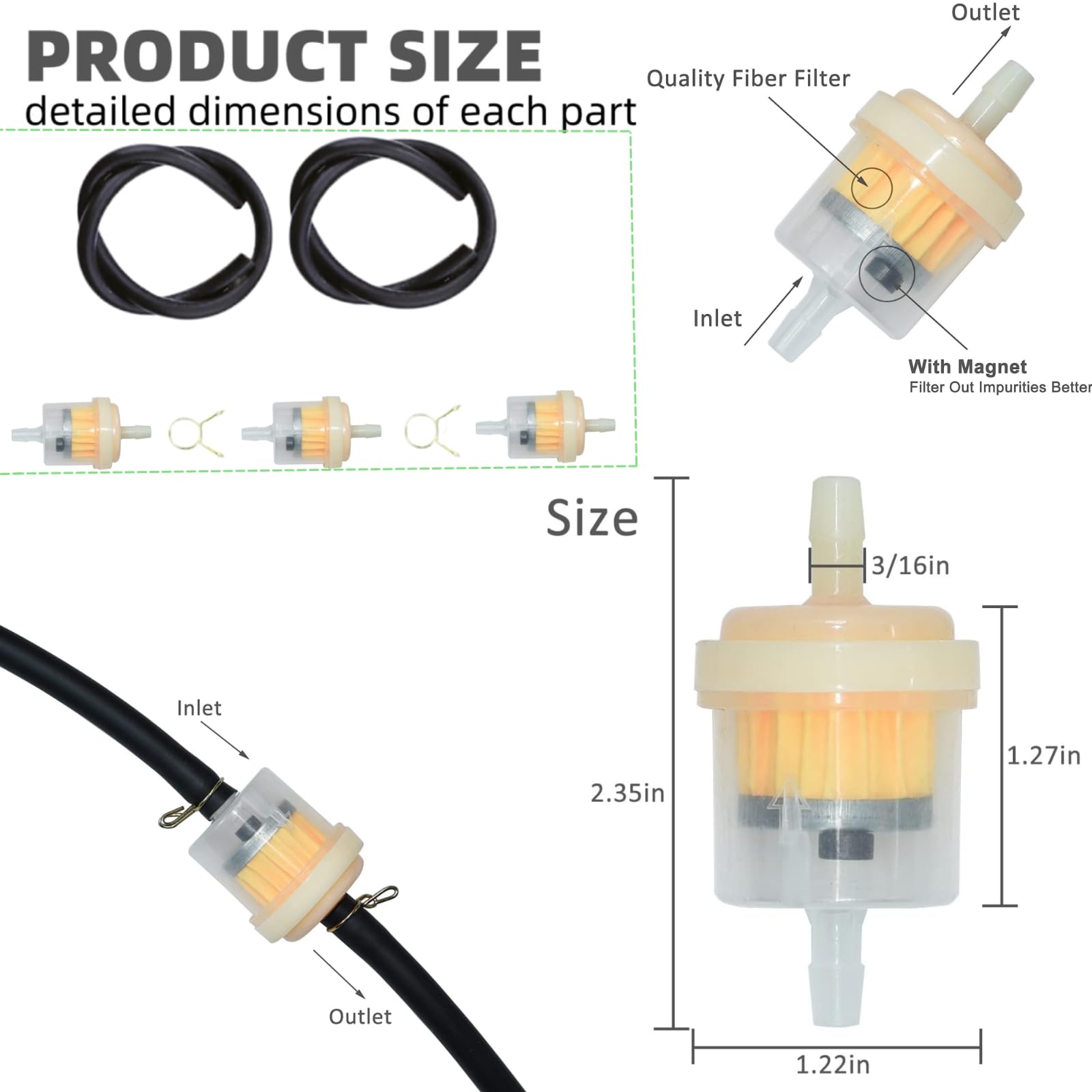 Generic Pz20 Carburetor For Taotao Coolster 50Cc 70Cc 90Cc 110Cc 125Cc 110B Nst Sunl Chinese Quad Kazuma Baja Atv 4 Wheeler Go Kart Dirt Bike Honda Crf50F Xl75 Crf80F Xr50R