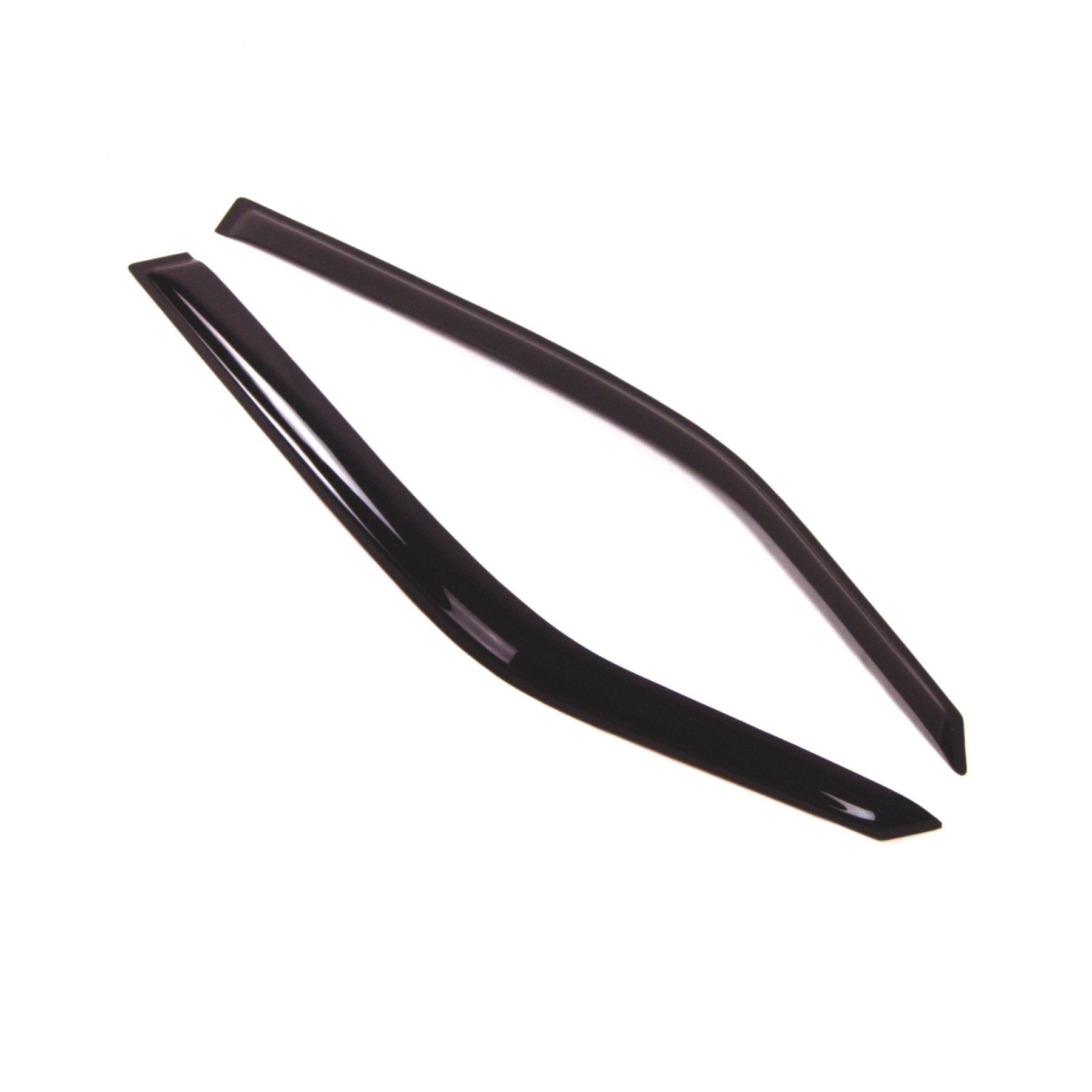 Tuningpros Wd2-034 Dark Smoke 2 Pcs Set Window Visor (Outside Mount) Deflector Rain Guard Compatible With 1982-1994 Chevrolet Ca