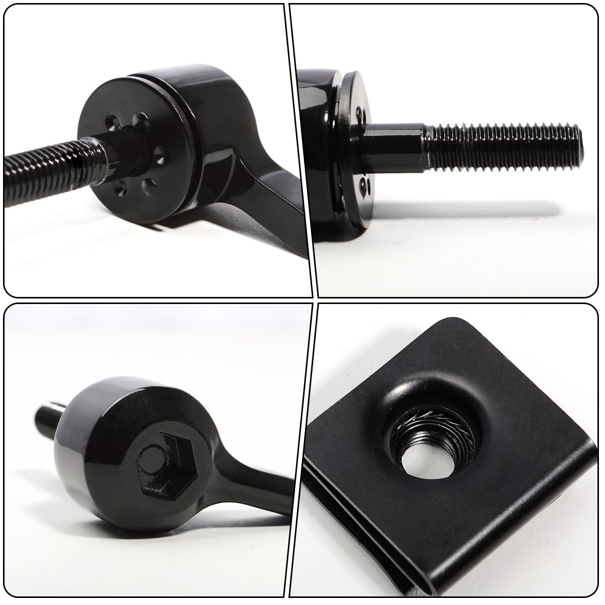 WOWTK Saddlebag Mount Kit, Set of Hard saddlebag Lever Lock mounting for Harley 1993-later All Touring Models FLT FLHT FLHTCU FL