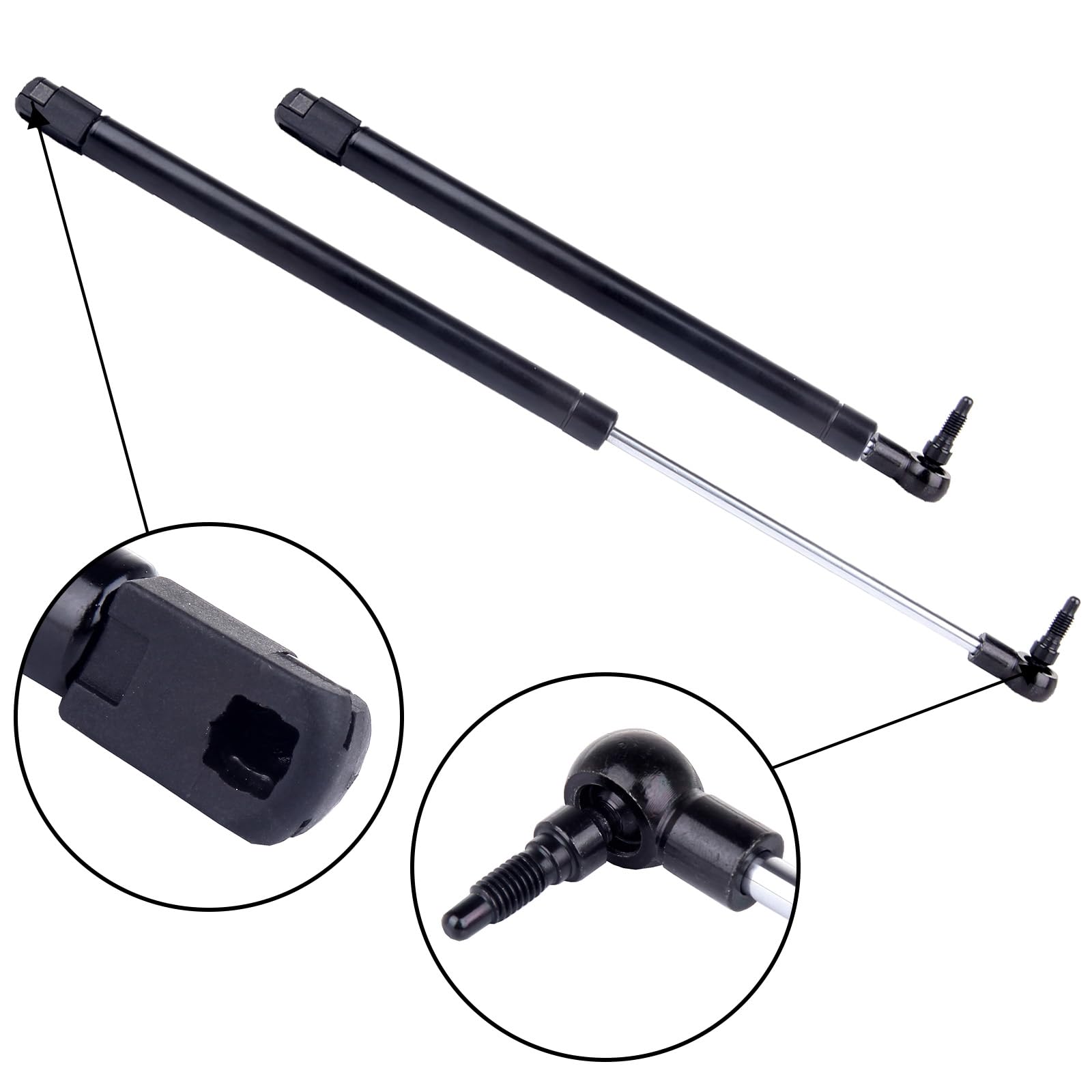 SCITOO 14.55 Lift Supports for Jeep Grand Cherokee 1999-2004 - Rear Left & Right Window Shock Struts - 2pcs