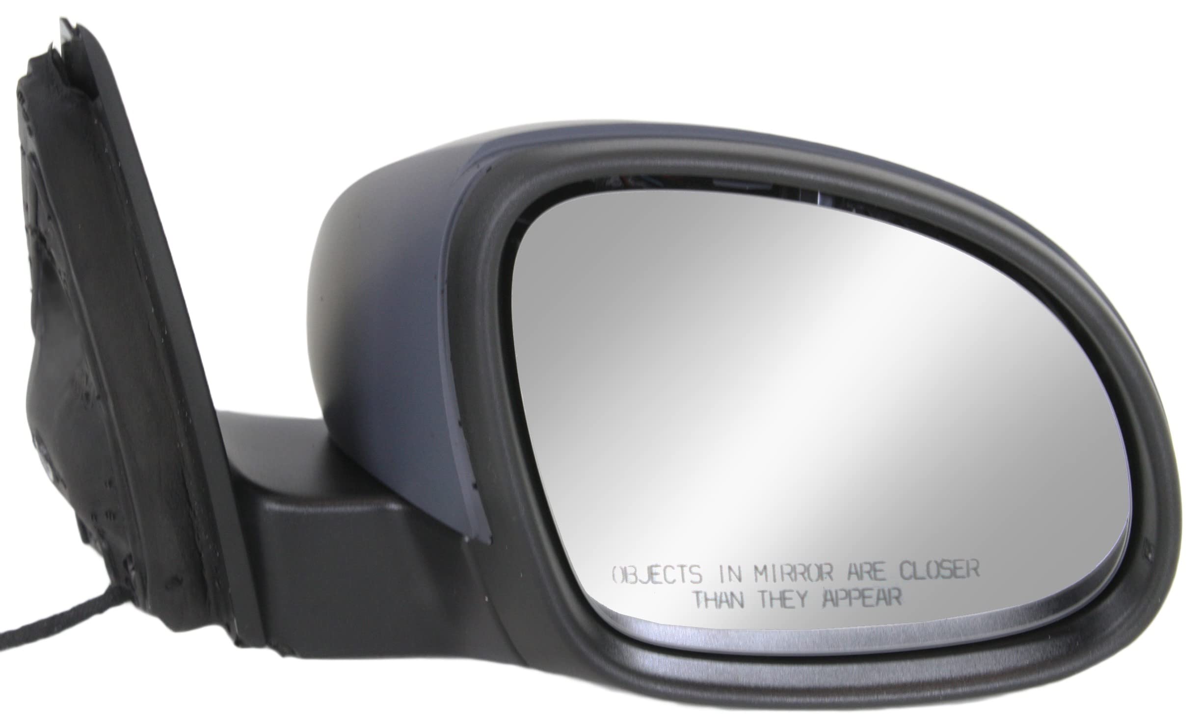 Kool Vue Passenger Side Power Heated Mirror for Volkswagen Tiguan 2009-2017 Manual Fold With Signal Light; Without Memory & Puddle Lamp Paintable