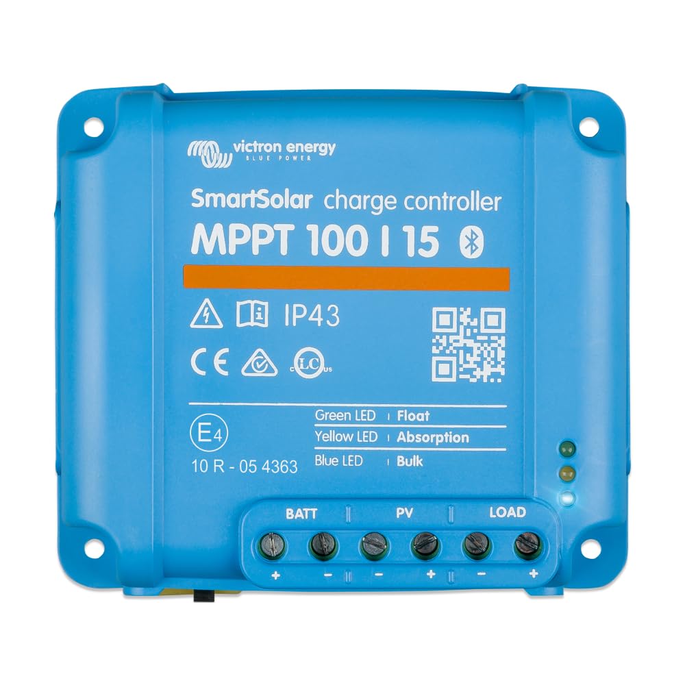 Victron Energy Smartsolar Mppt 100V 15 Amp 1224-Volt Solar Charge Controller (Bluetooth)
