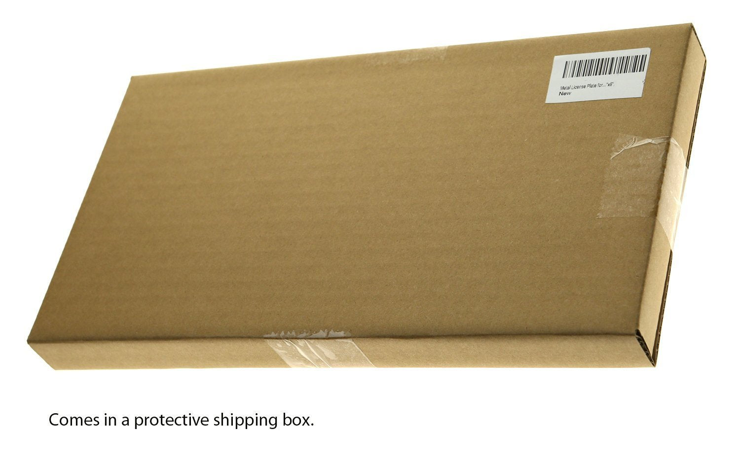 Lfparts Blank Stainless Steel License Plate (12X6, Black Matte)