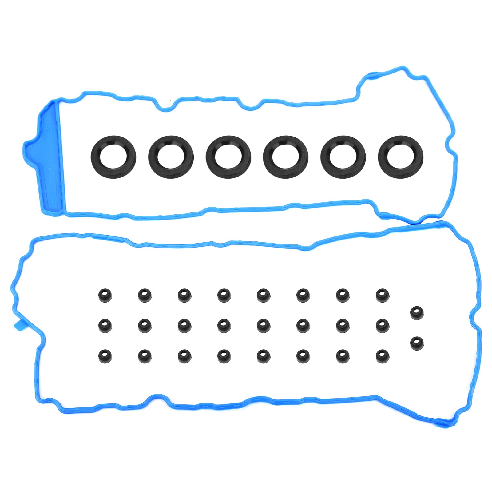 Engine Valve Cover Gasket Set Compatible With Buick Cadillac Chevy Gmc Vehicle 2008-2017 Lacrosse Enclave, Cts Xts Sts Ats, Impala Traverse Equinox Camaro, Terrain Acadia, Replace#Vs50502, Vs50808R