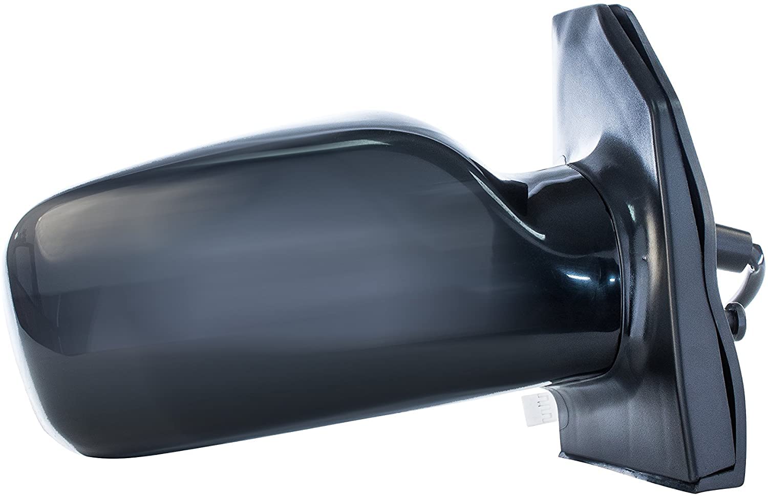 Passenger Side Mirror for Toyota Corolla CE (2003 2004 2005 2006 2007 2008) Smooth Black Power Adjusting Non-Heated Non-Folding