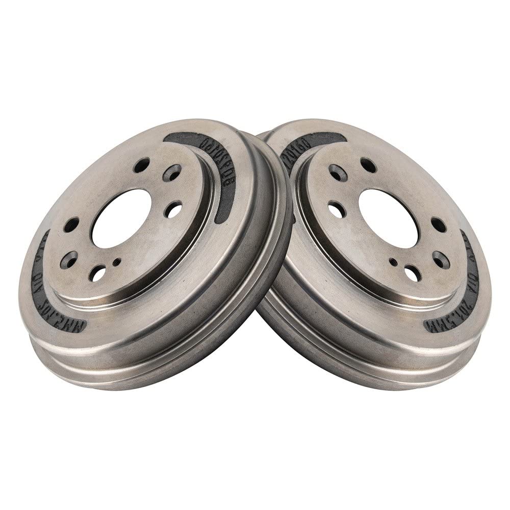 Trq Rear Brake Drum Lh Rh Kit Pair Set Of 2 For 2011-2015 Mazda 2