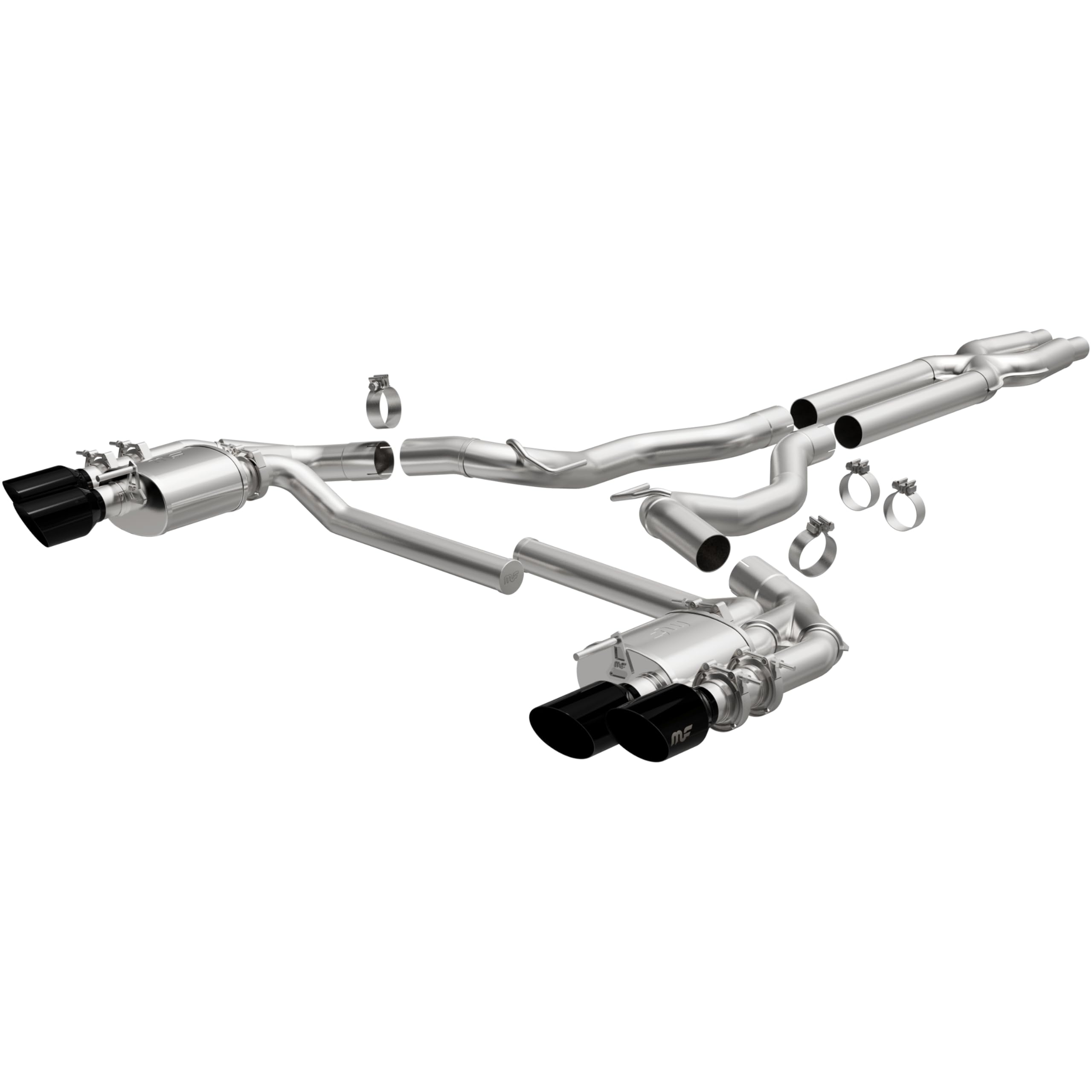 Magnaflow Performance Exhaust System 19579: Cat-Back, Neo Series, For 2018-2023 Ford Mustang, Quad Split Rear Exit Style